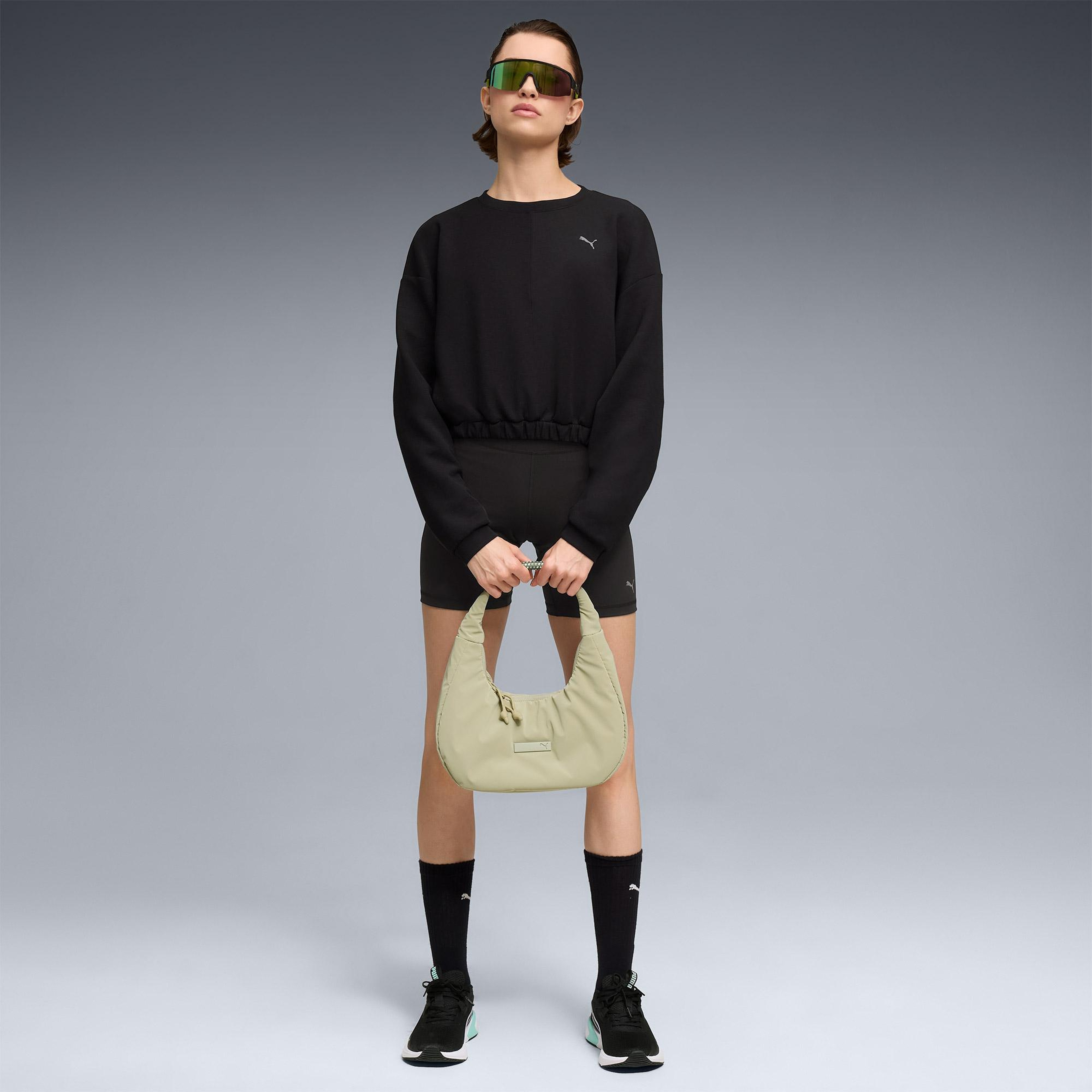 Puma Cloudspun Crew Kadın Siyah Sweatshirt