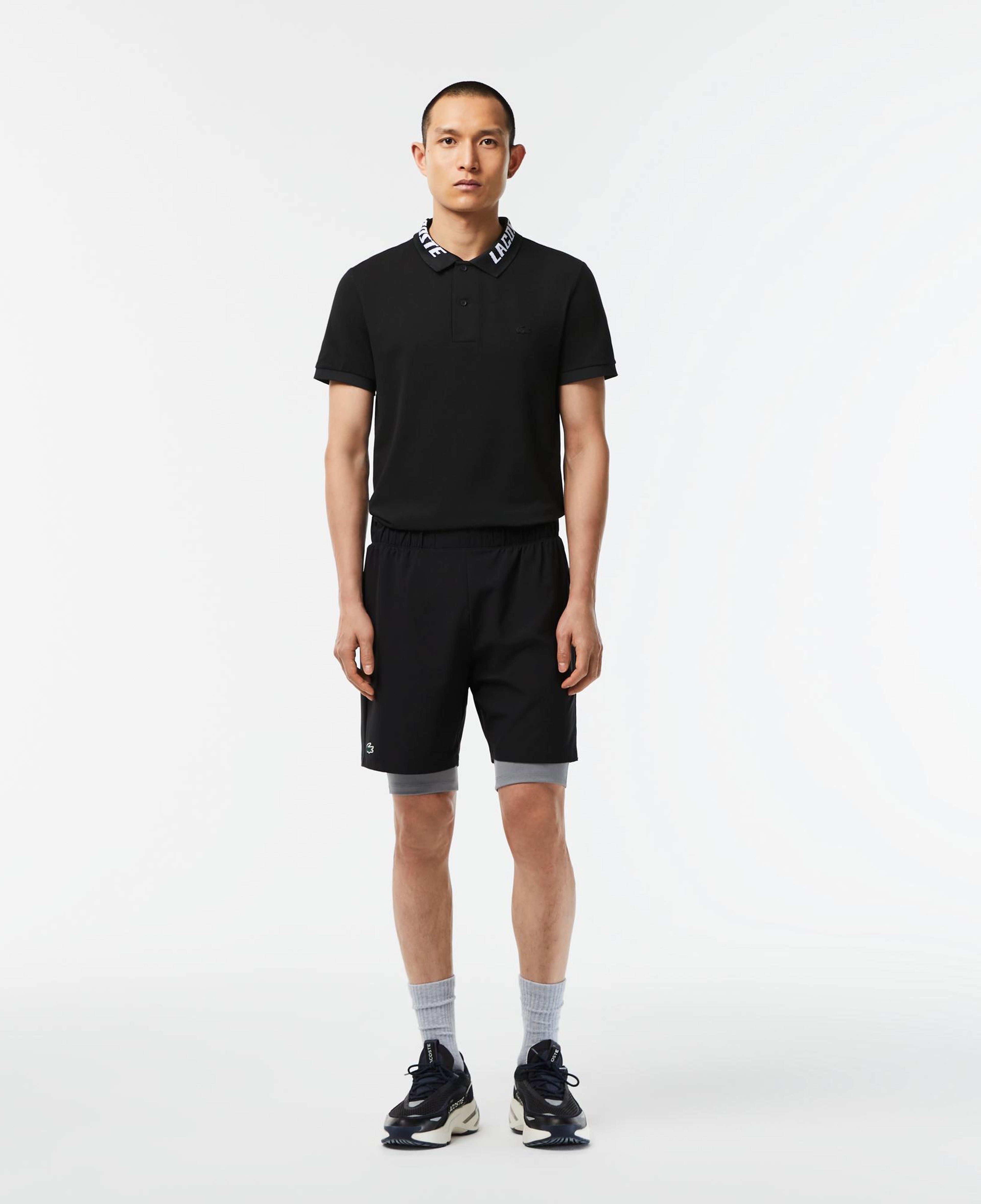 Erkek Regular Fit Siyah Şort