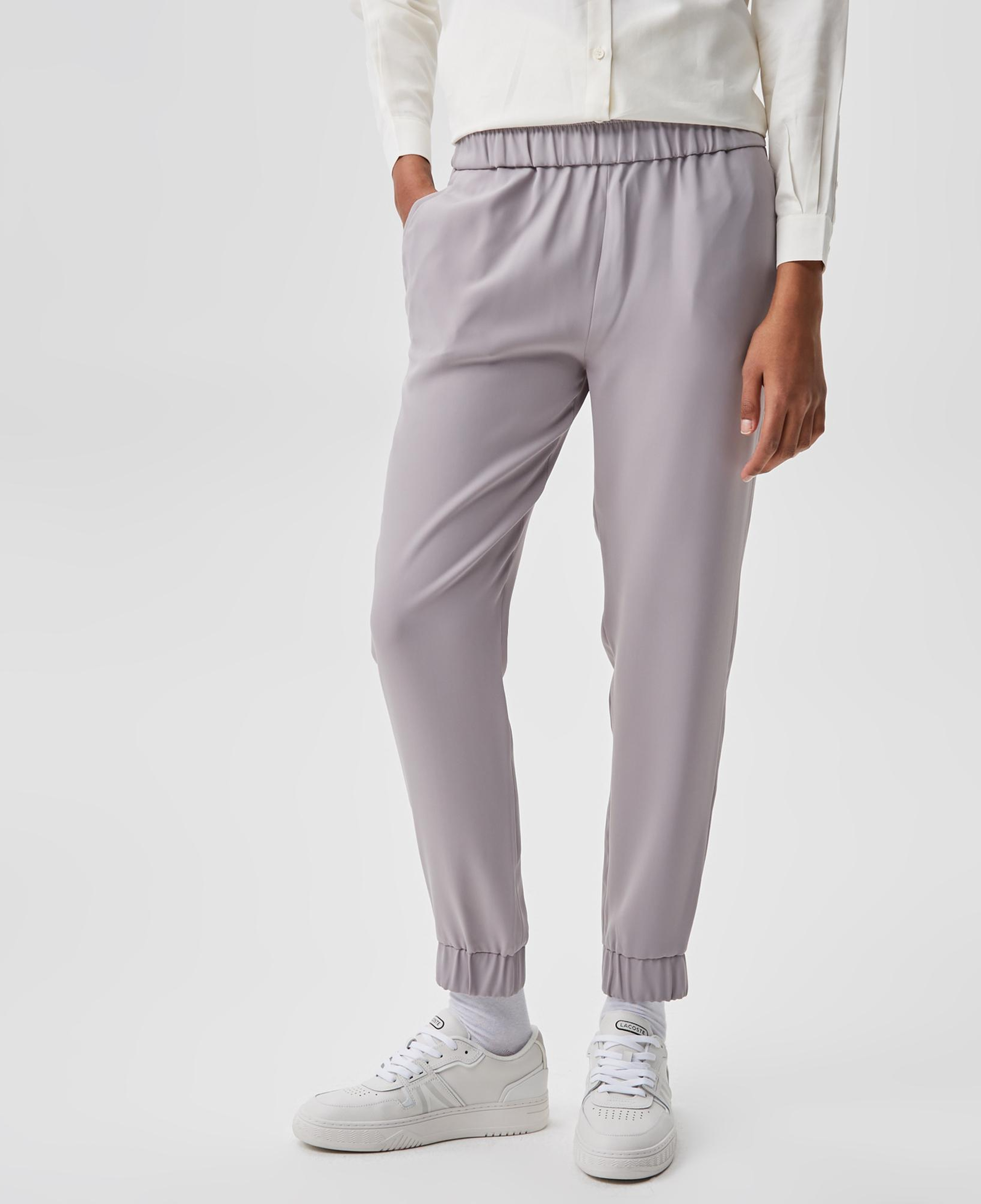 Kadın Tapered Fit Gri Pantolon