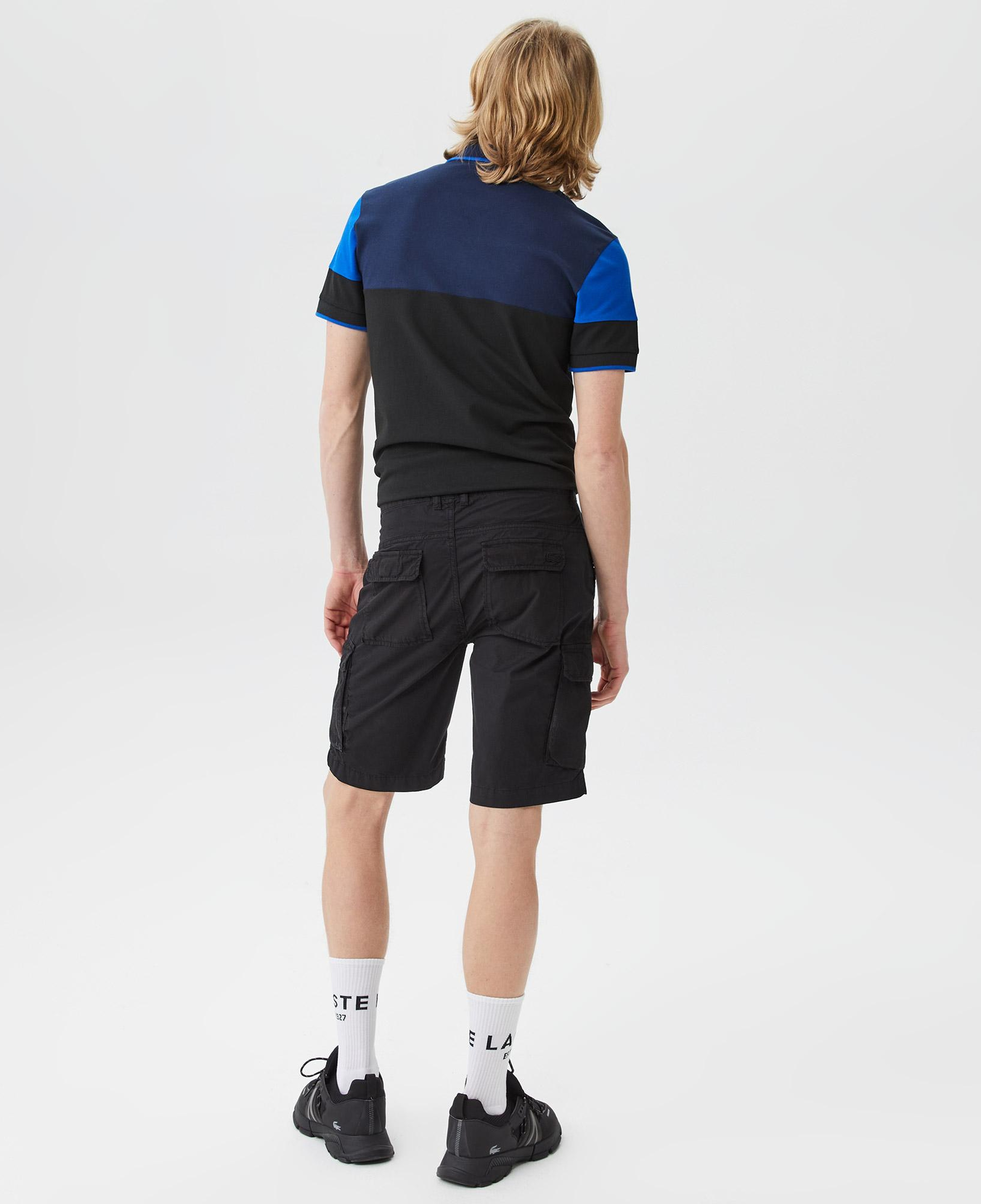 Erkek Regular Fit Siyah Bermuda