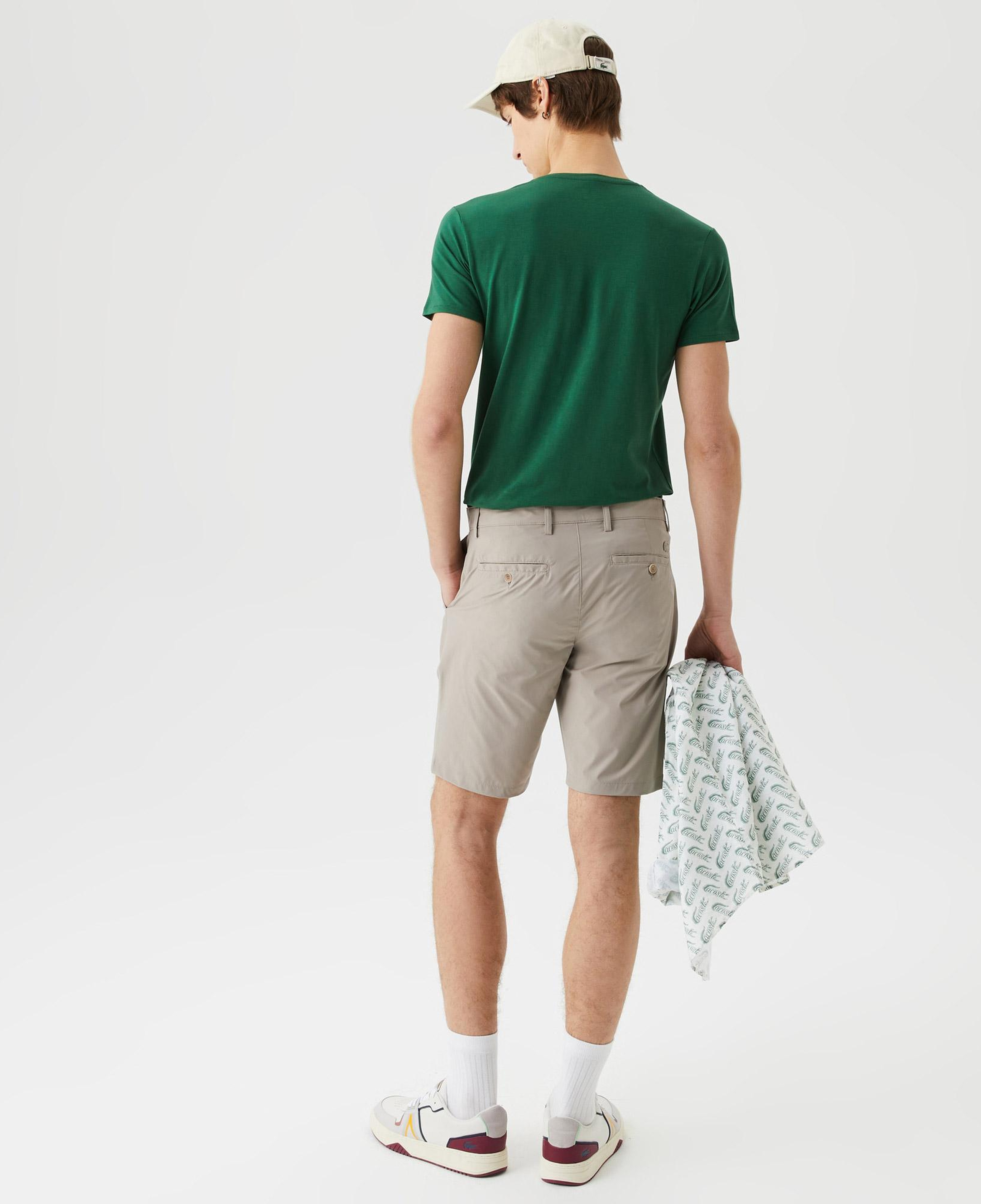 Erkek Slim Fit Gri Bermuda