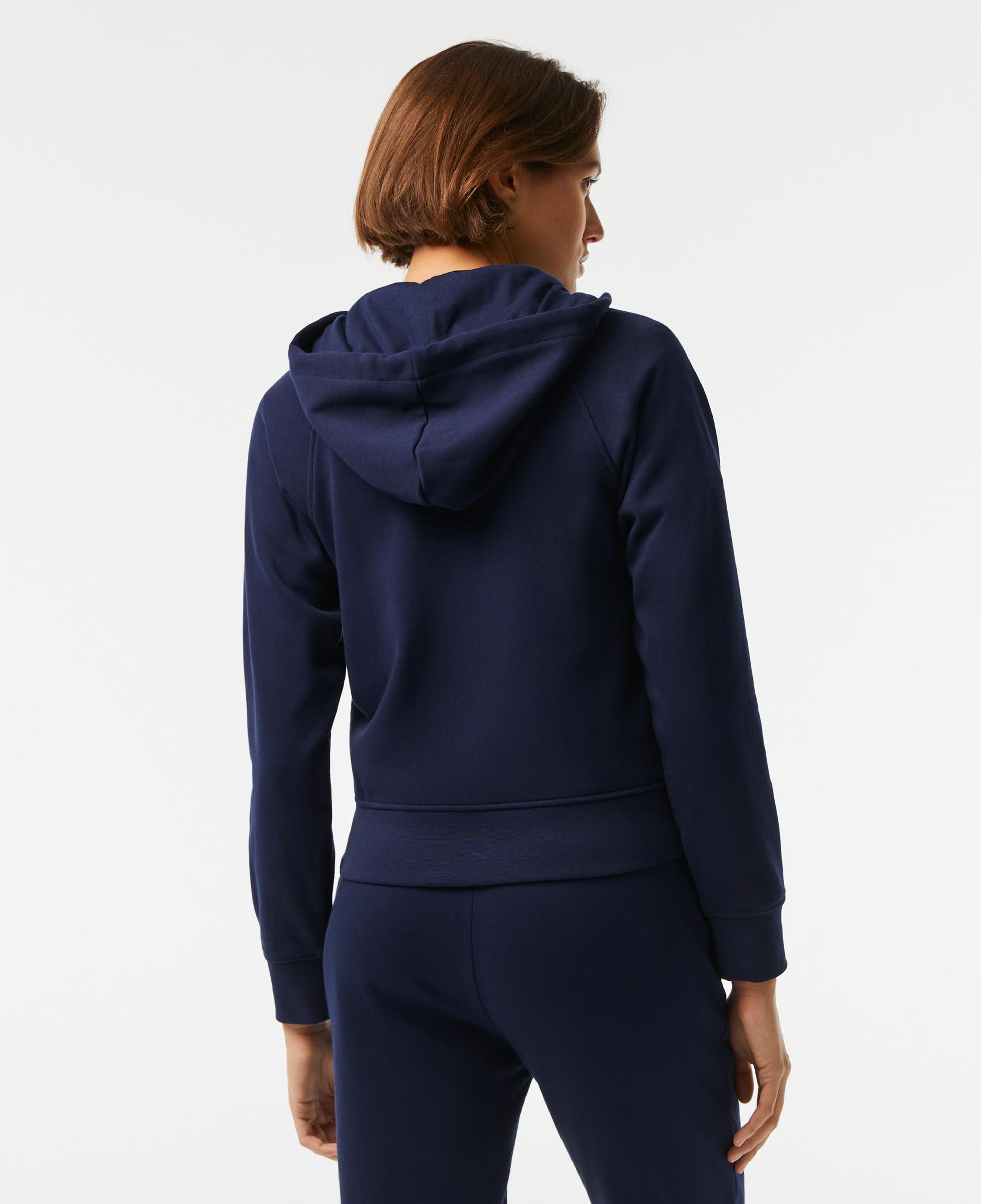 Kadın Regular Fit Kapüşonlu Lacivert Sweatshirt