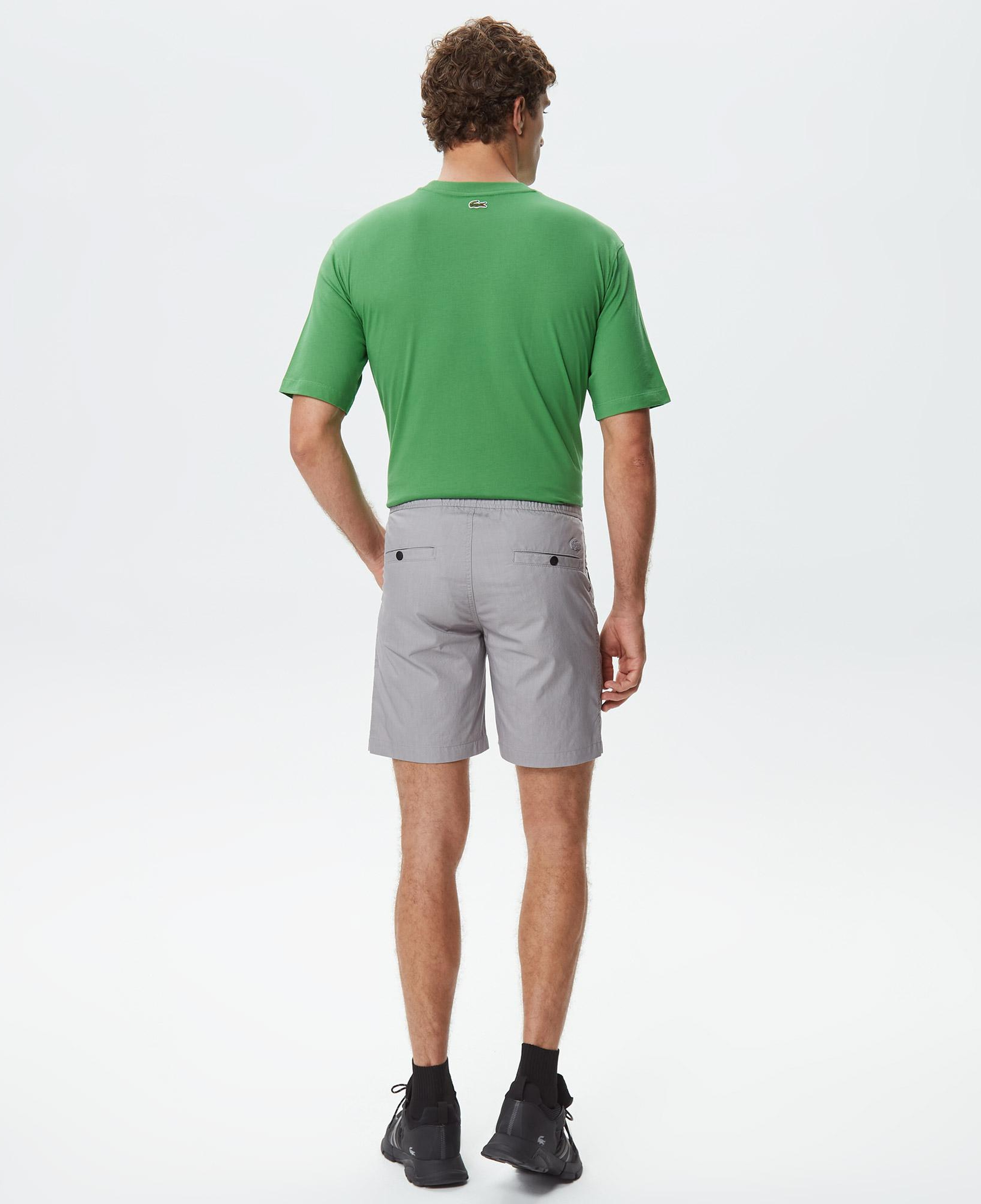 Erkek Regular Fit Gri Bermuda
