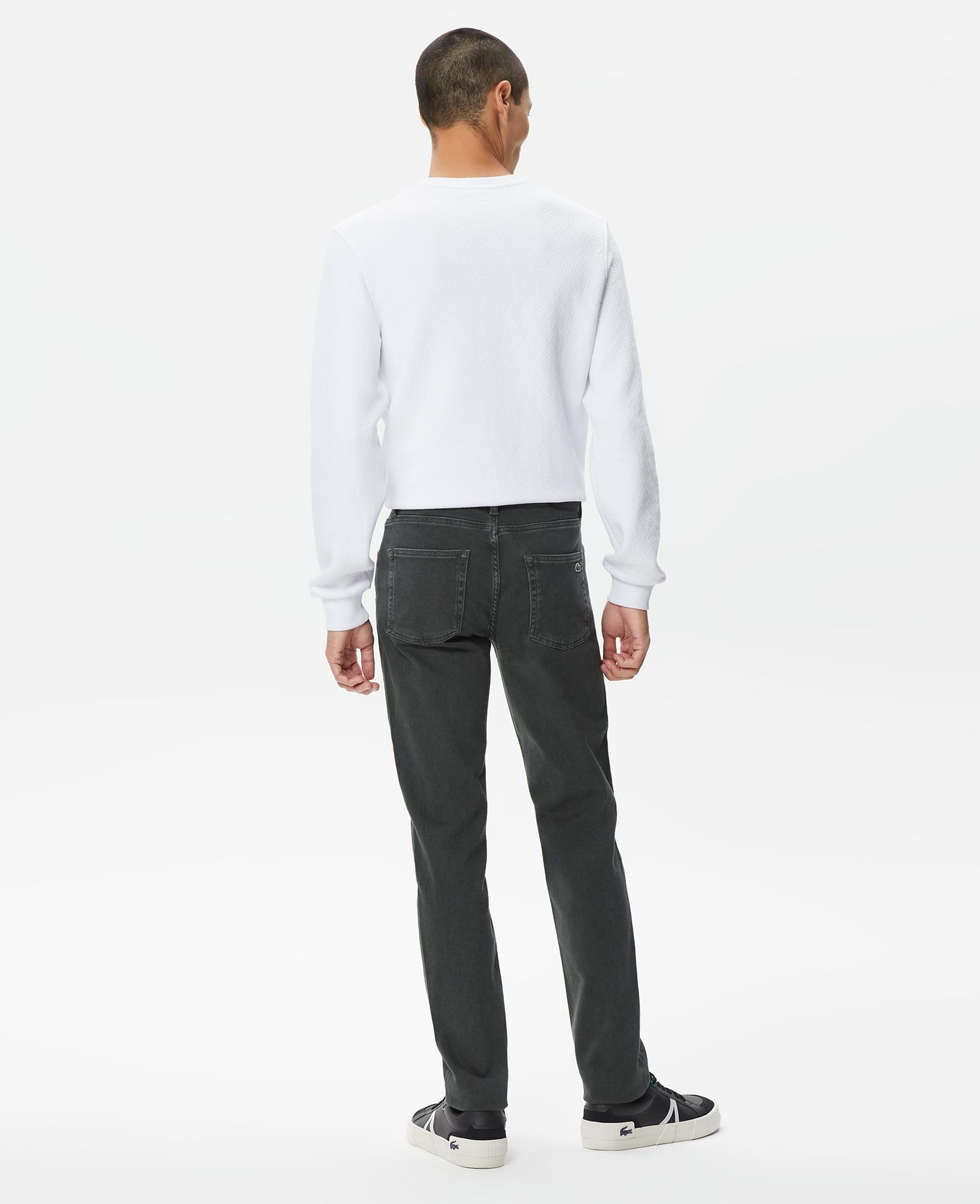 Erkek Slim Fit Denim Yeşil Pantolon