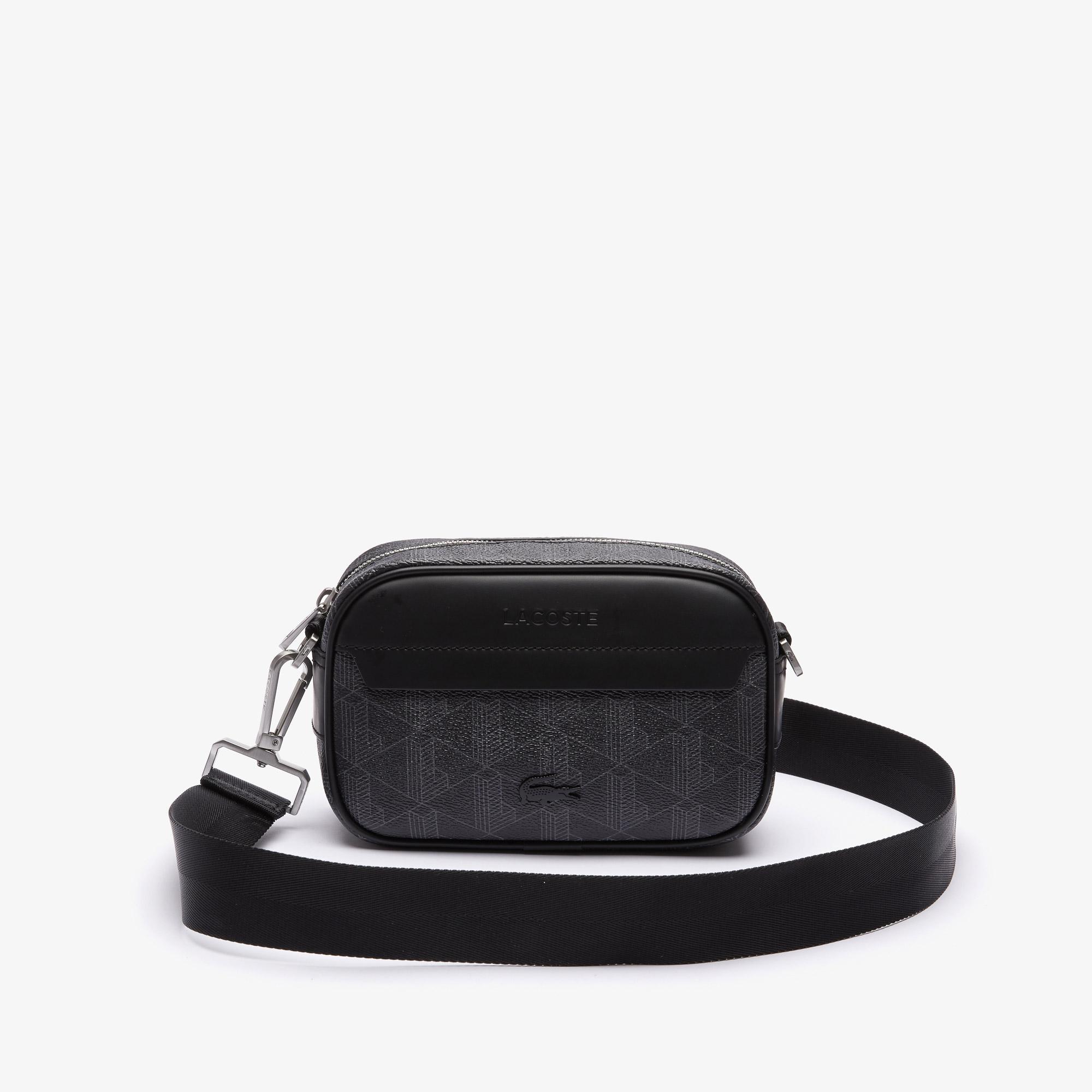 Lacoste The Blend Erkek Monogram Siyah Postacı Çantası