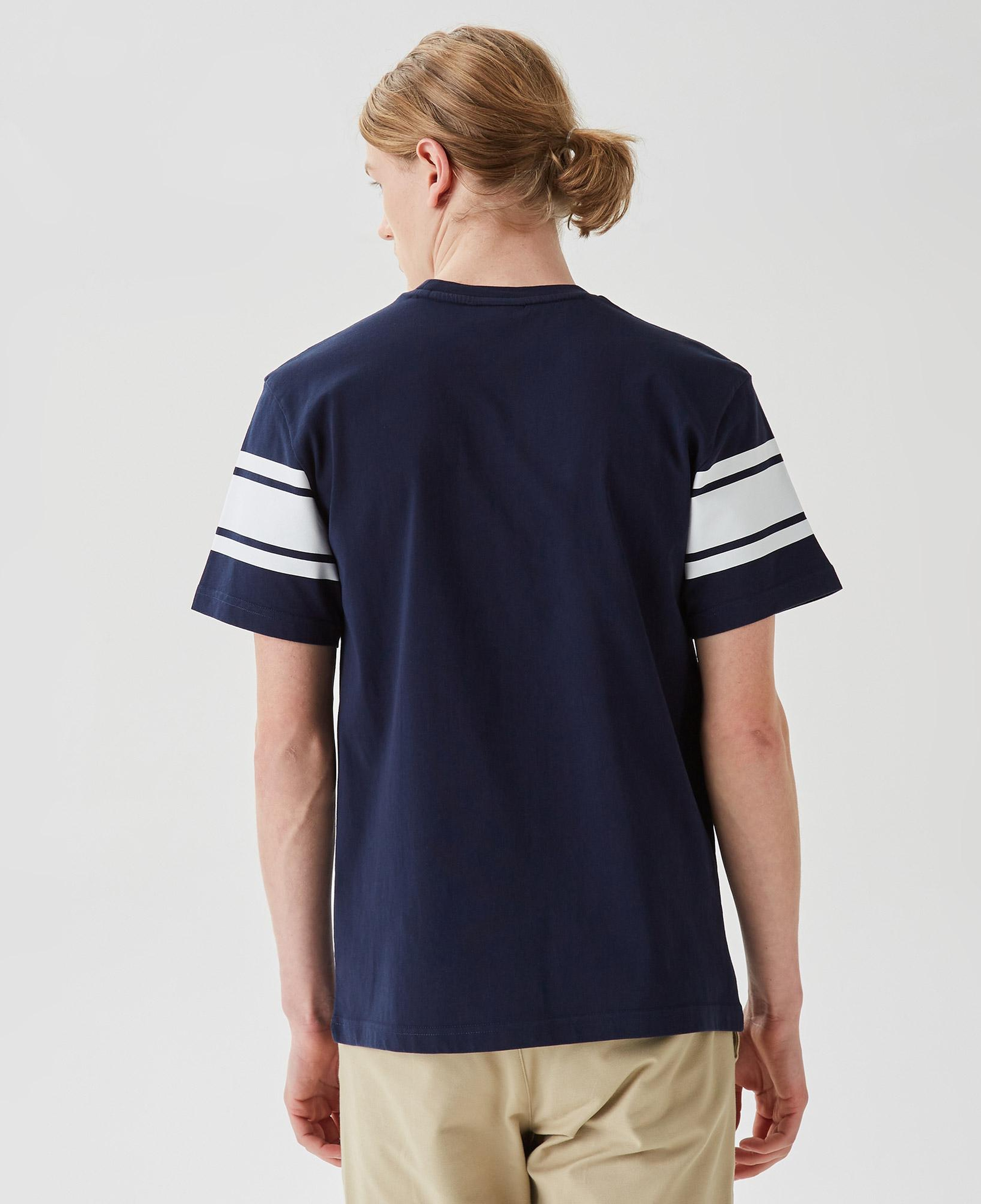 Active Erkek Relaxed Fit Bisiklet Yaka Baskılı Lacivert T-Shirt