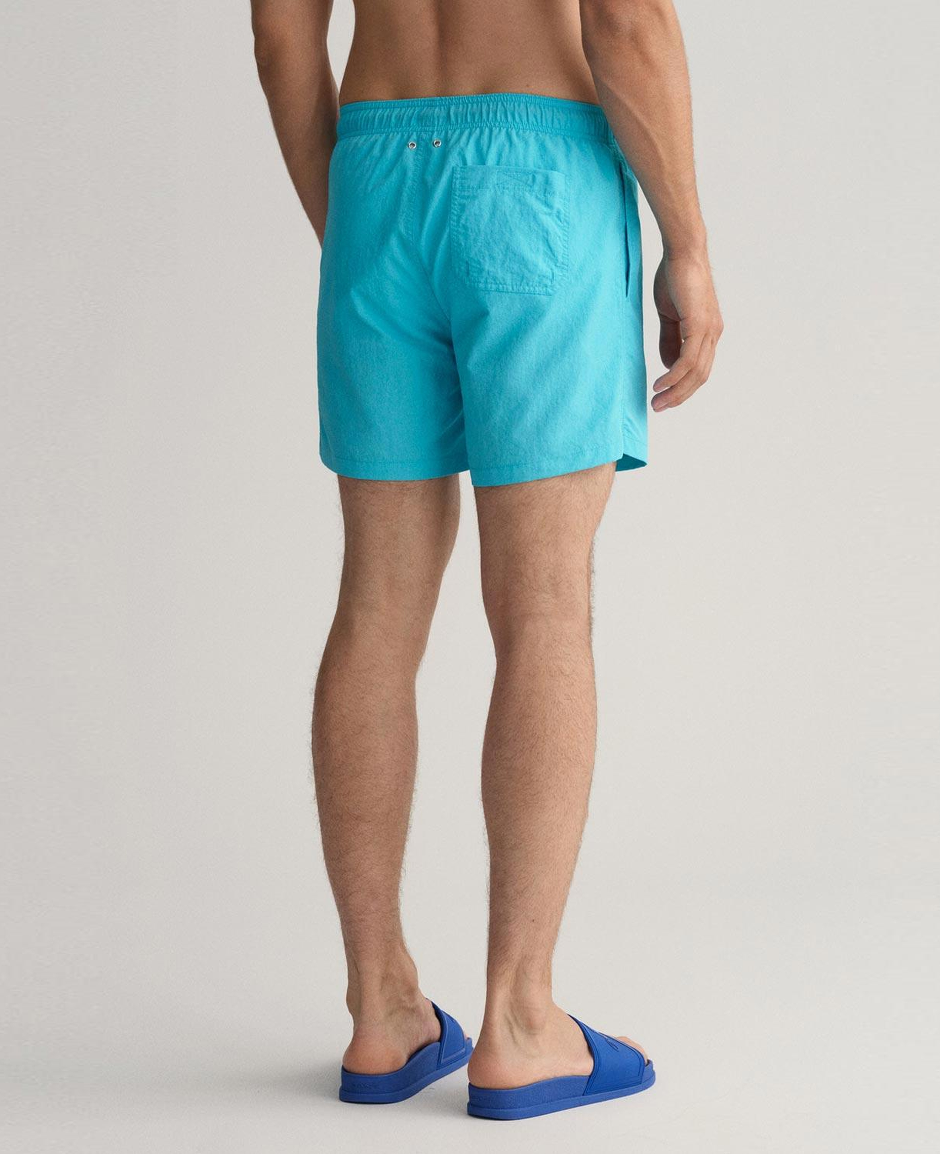GANT Erkek Mavi Classic Fit Deniz Şortu