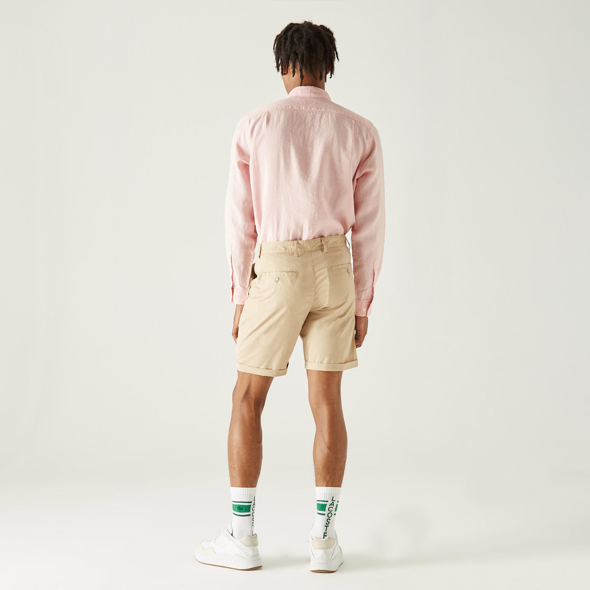 Lacoste Erkek Bej Bermuda