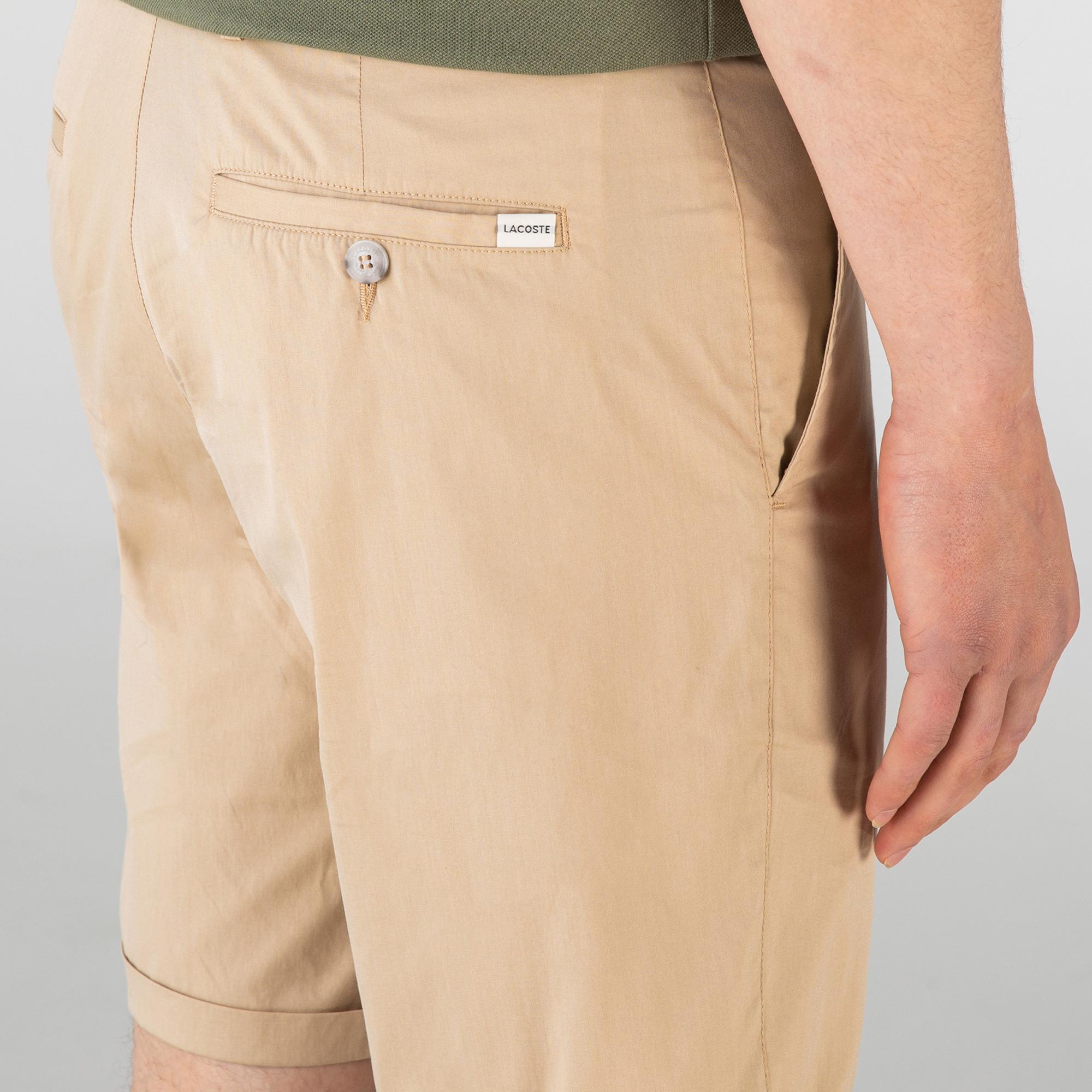 Lacoste Erkek Bej Bermuda