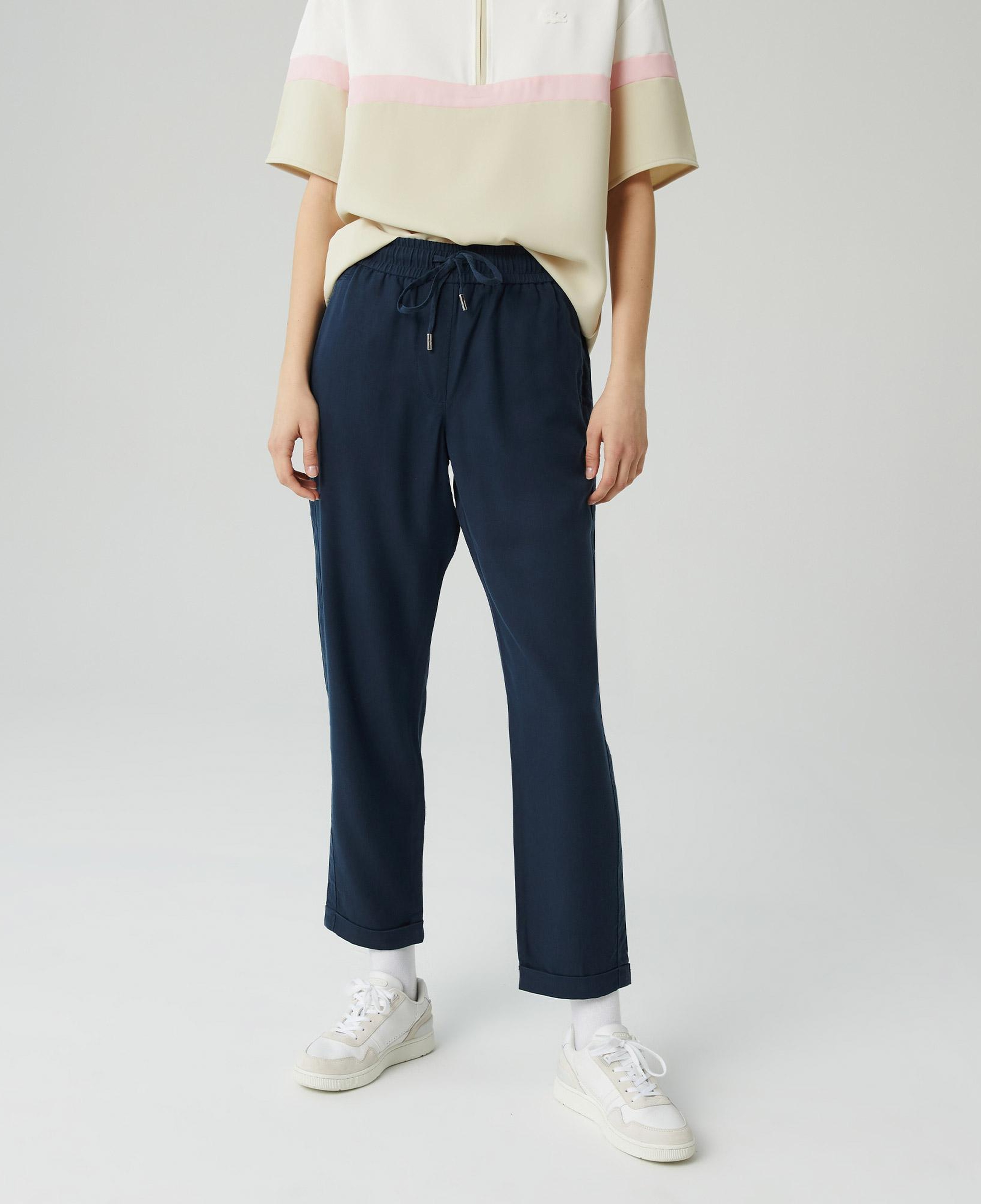 Lacoste Kadın Carrot Fit Lacivert Pantolon