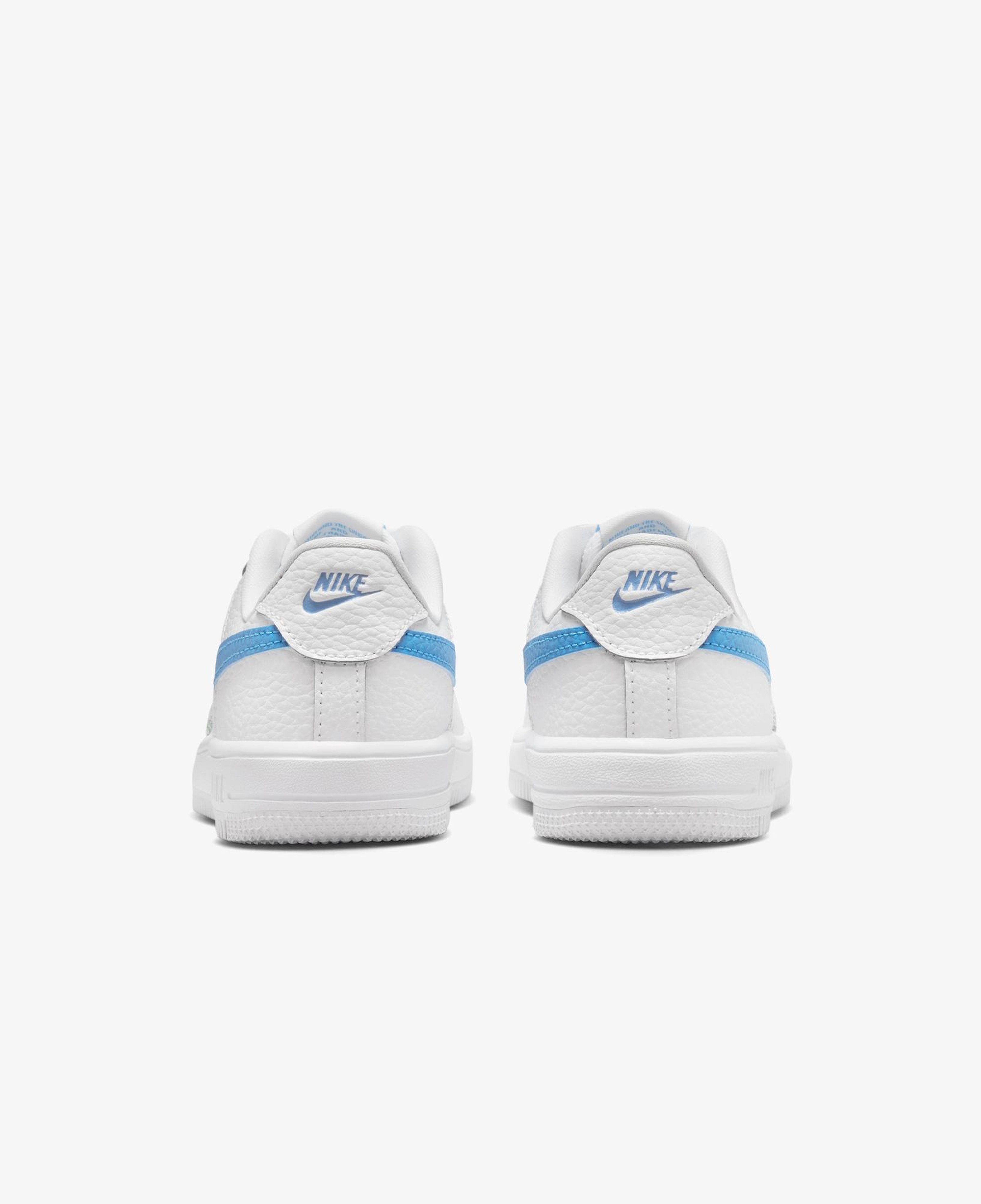 Nike Force 1 Low Lace Çocuk Beyaz/Mavi Spor Ayakkabı