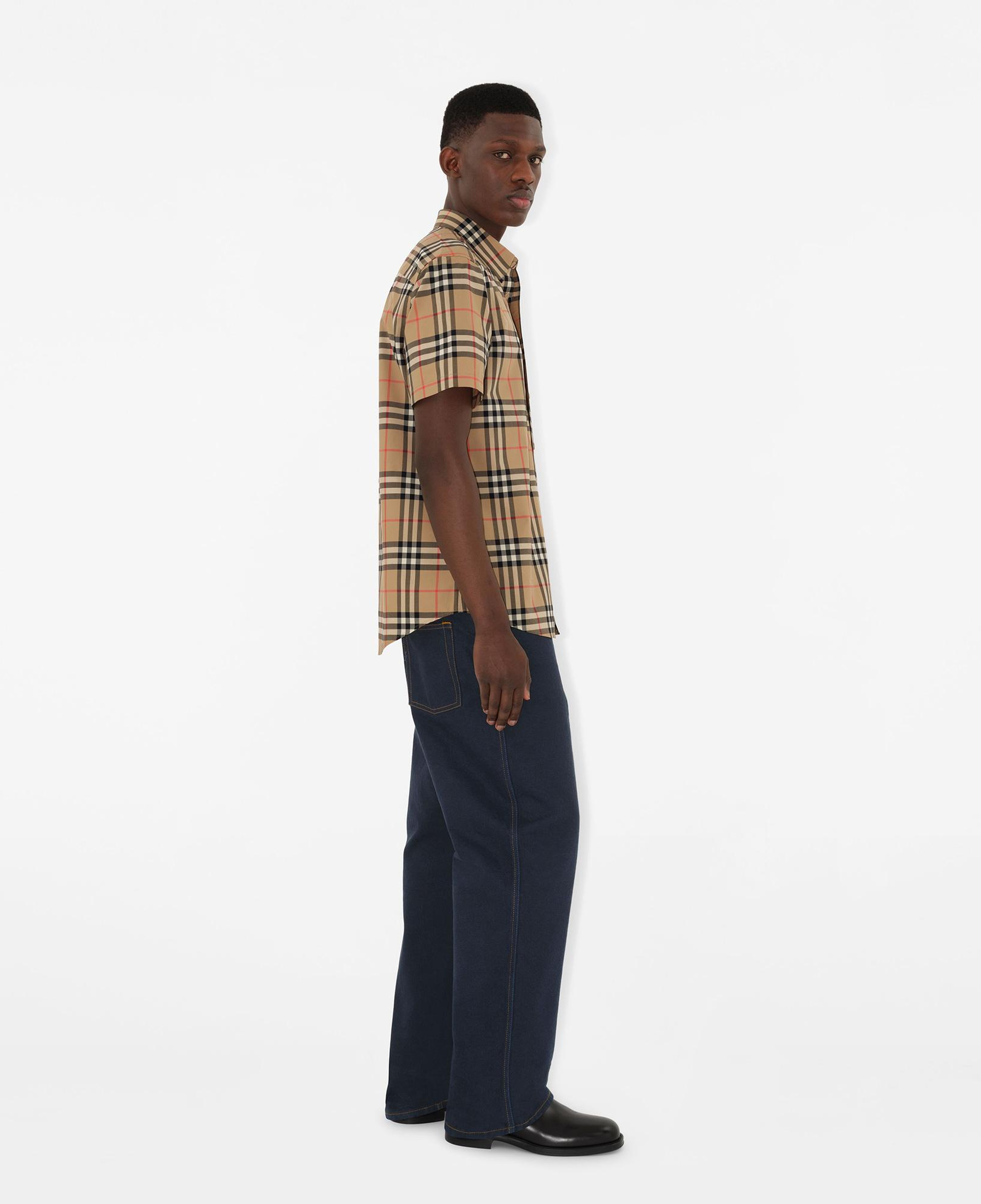 Burberry Caxtan Erkek Bej Gömlek