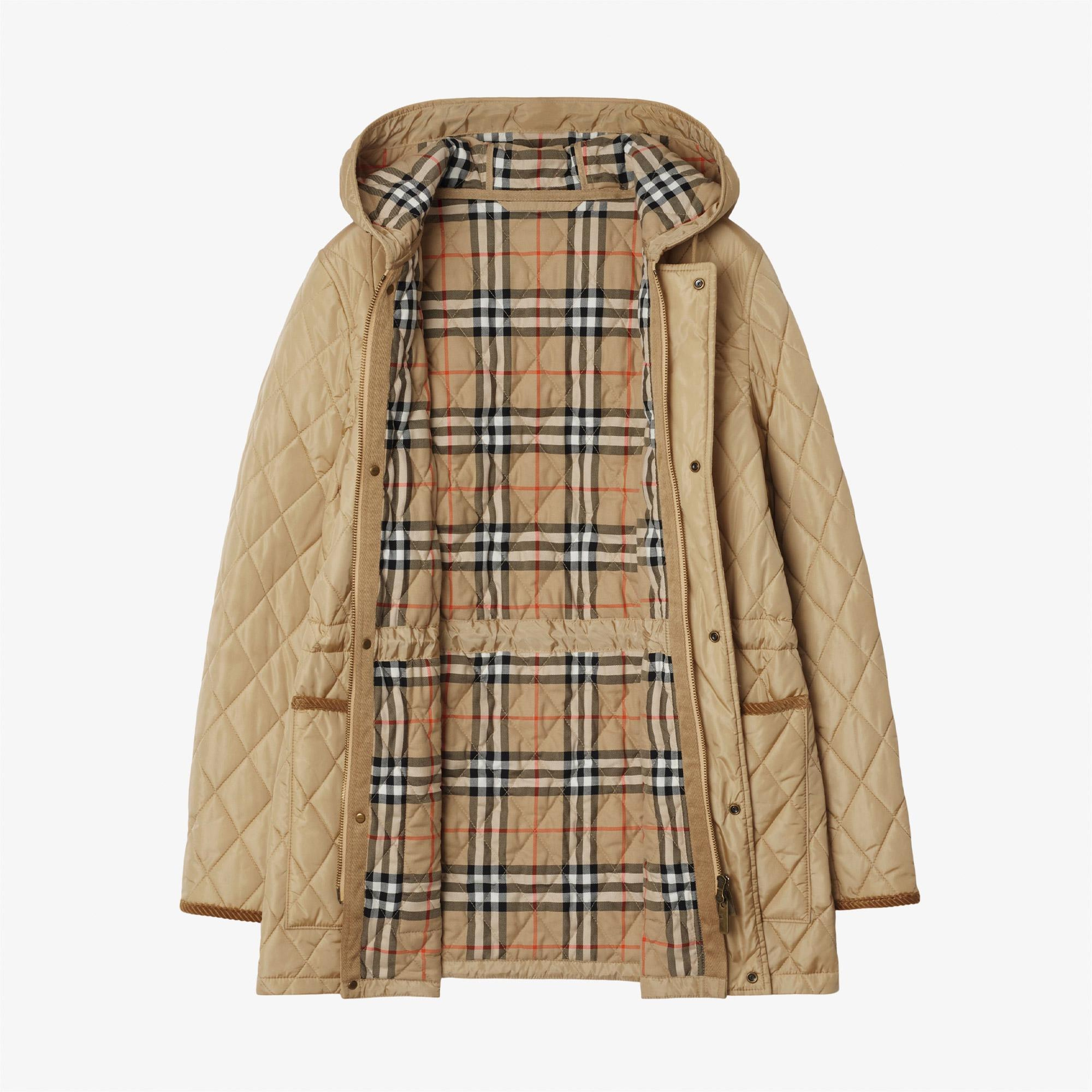 Burberry Kadın Bej Mont
