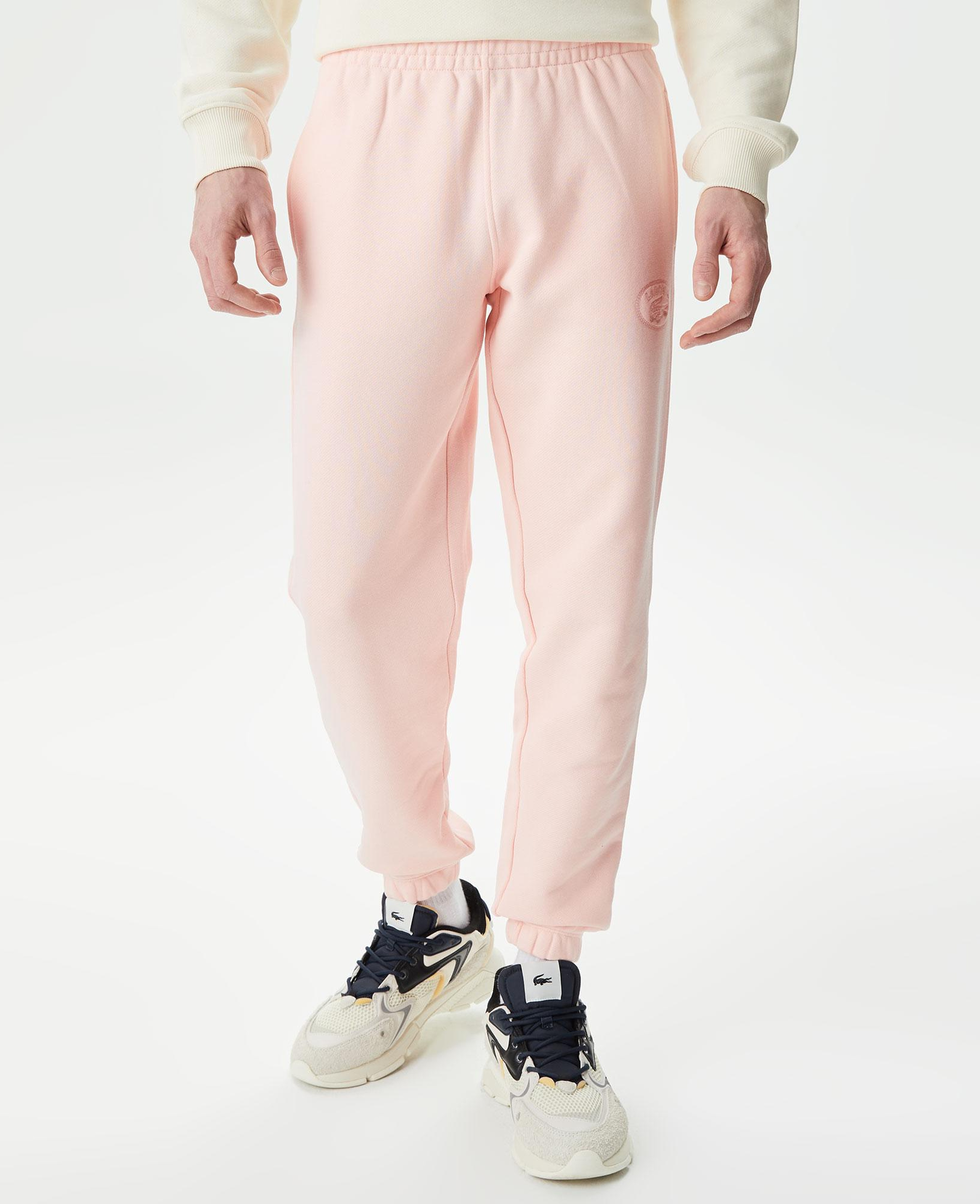 Lacoste Embroidered Kadın Pembe Eşofman Altı