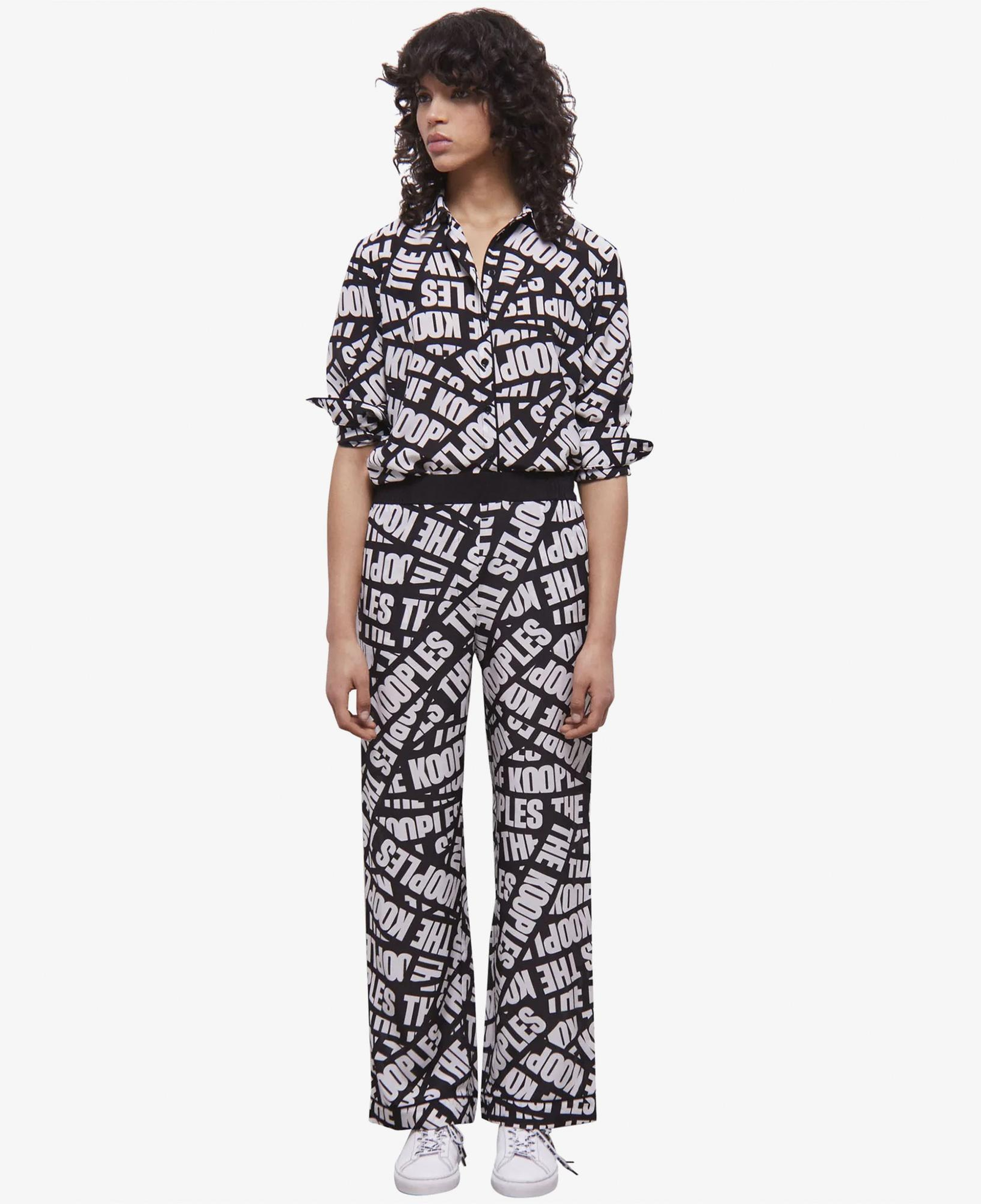The Kooples Straight-leg Printed Kadın Renkli Pantolon