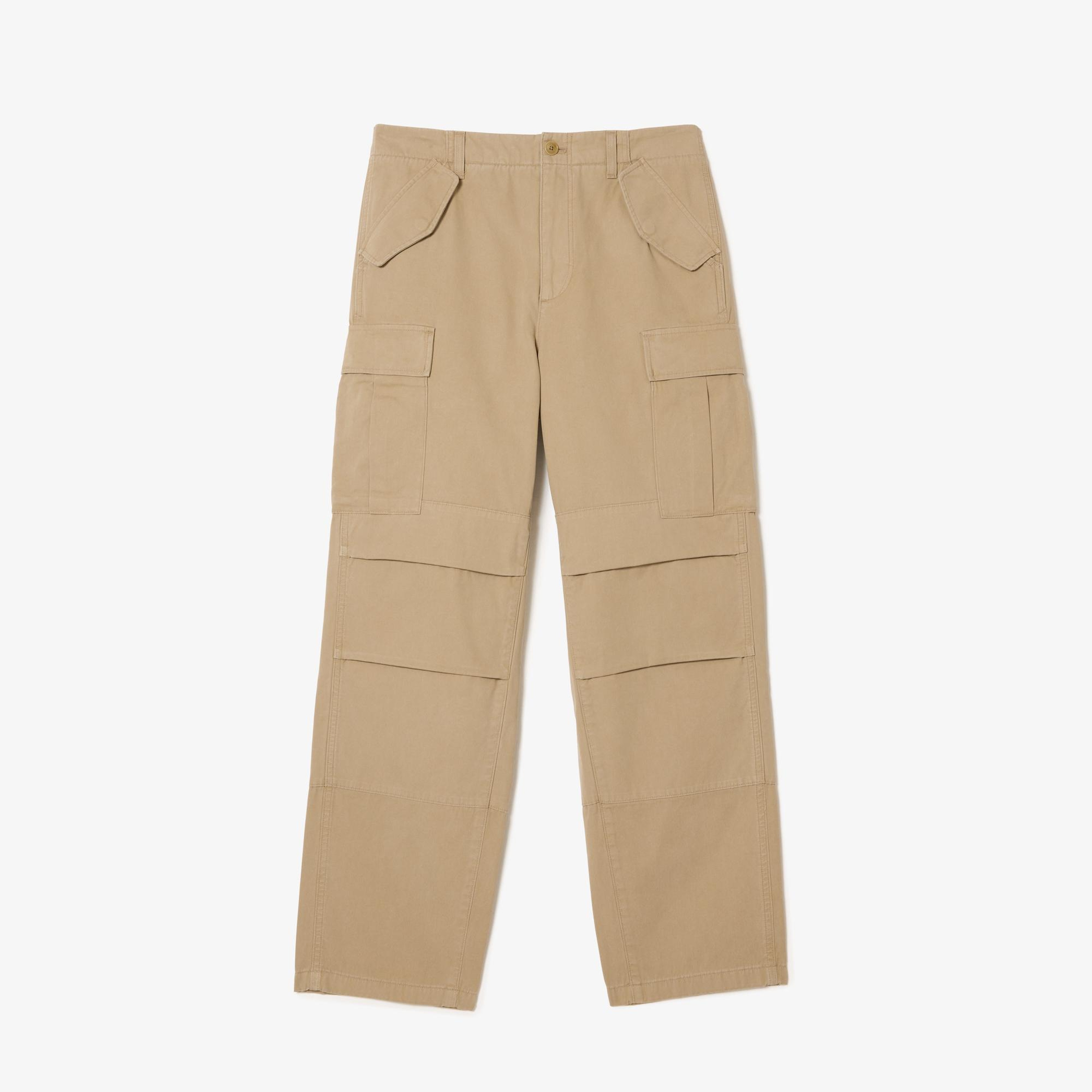 Erkek Straight Fit Bej Pantolon