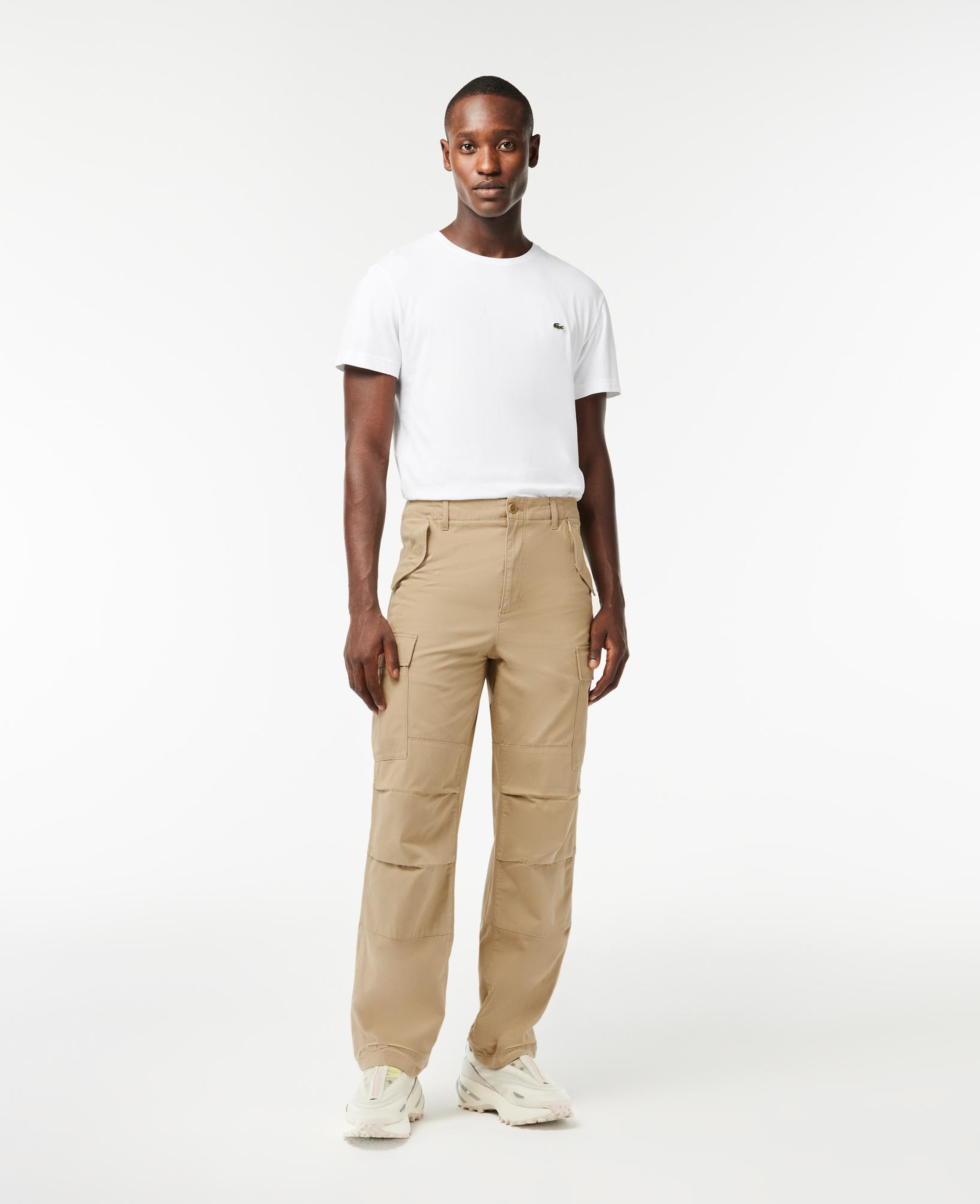 Erkek Straight Fit Bej Pantolon