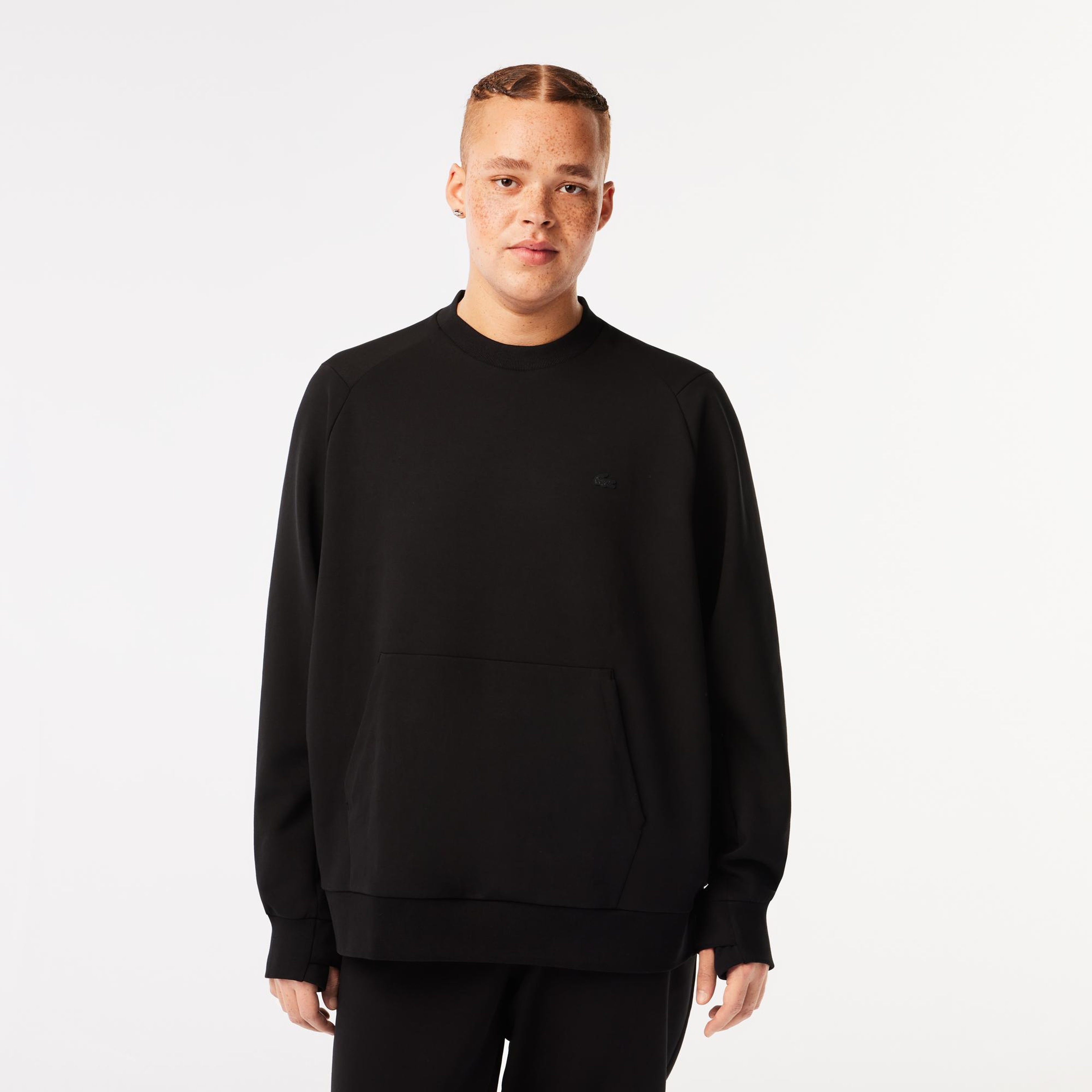 Erkek Classic Fit Bisiklet Yaka Siyah Sweatshirt