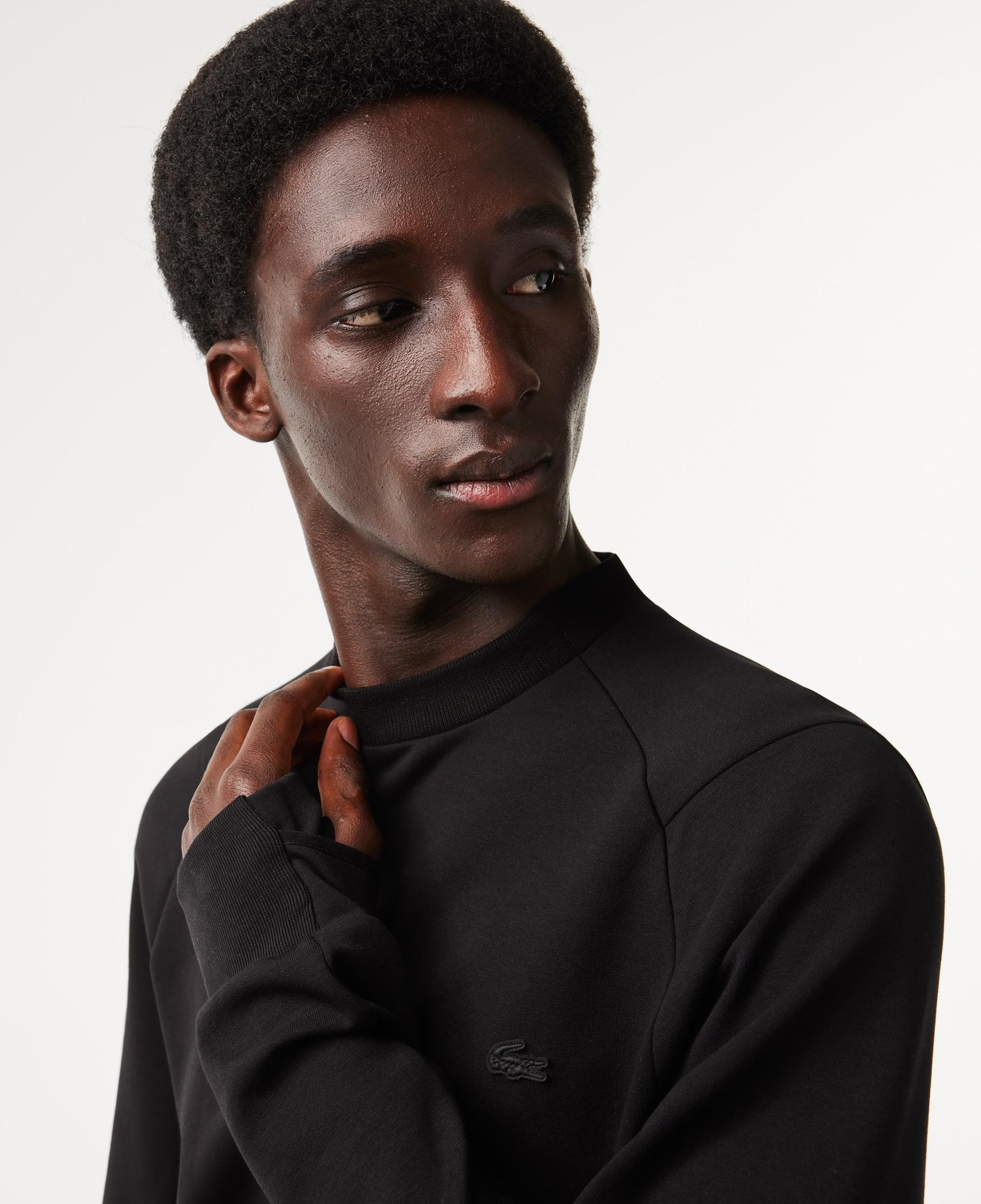 Erkek Classic Fit Bisiklet Yaka Siyah Sweatshirt
