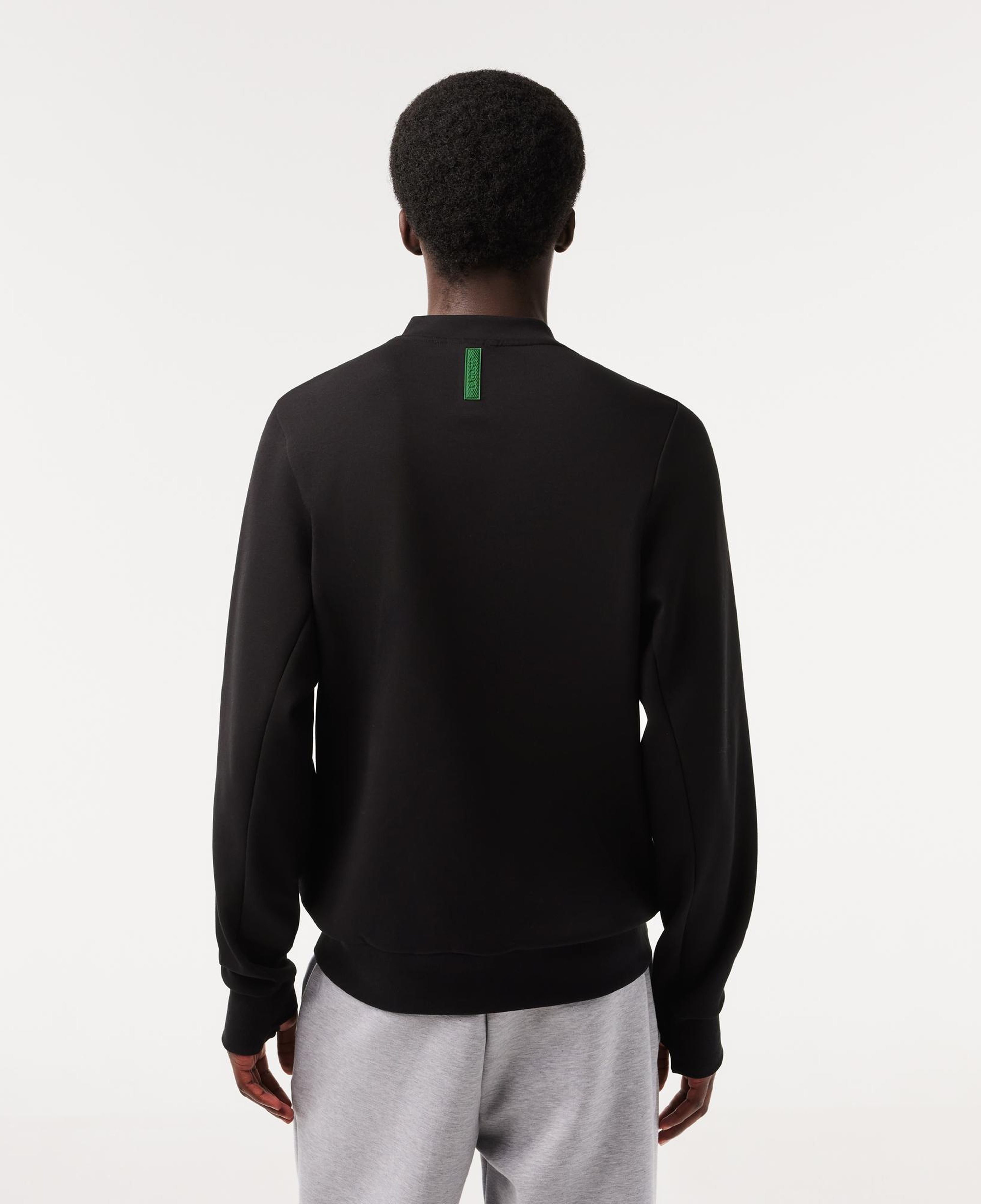 Erkek Classic Fit Bisiklet Yaka Siyah Sweatshirt