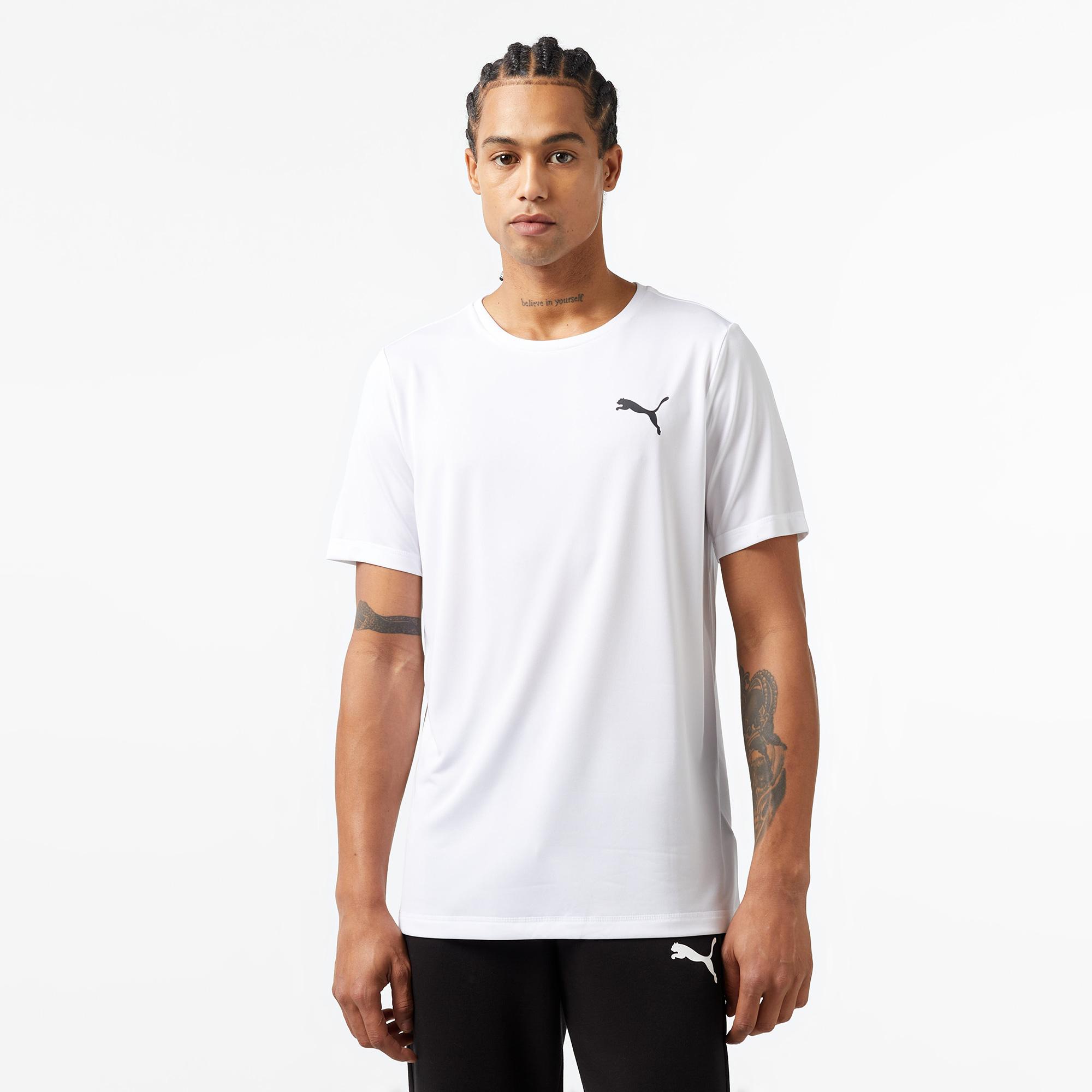Puma Actıve Small Logo  Unisex Beyaz T-Shirt