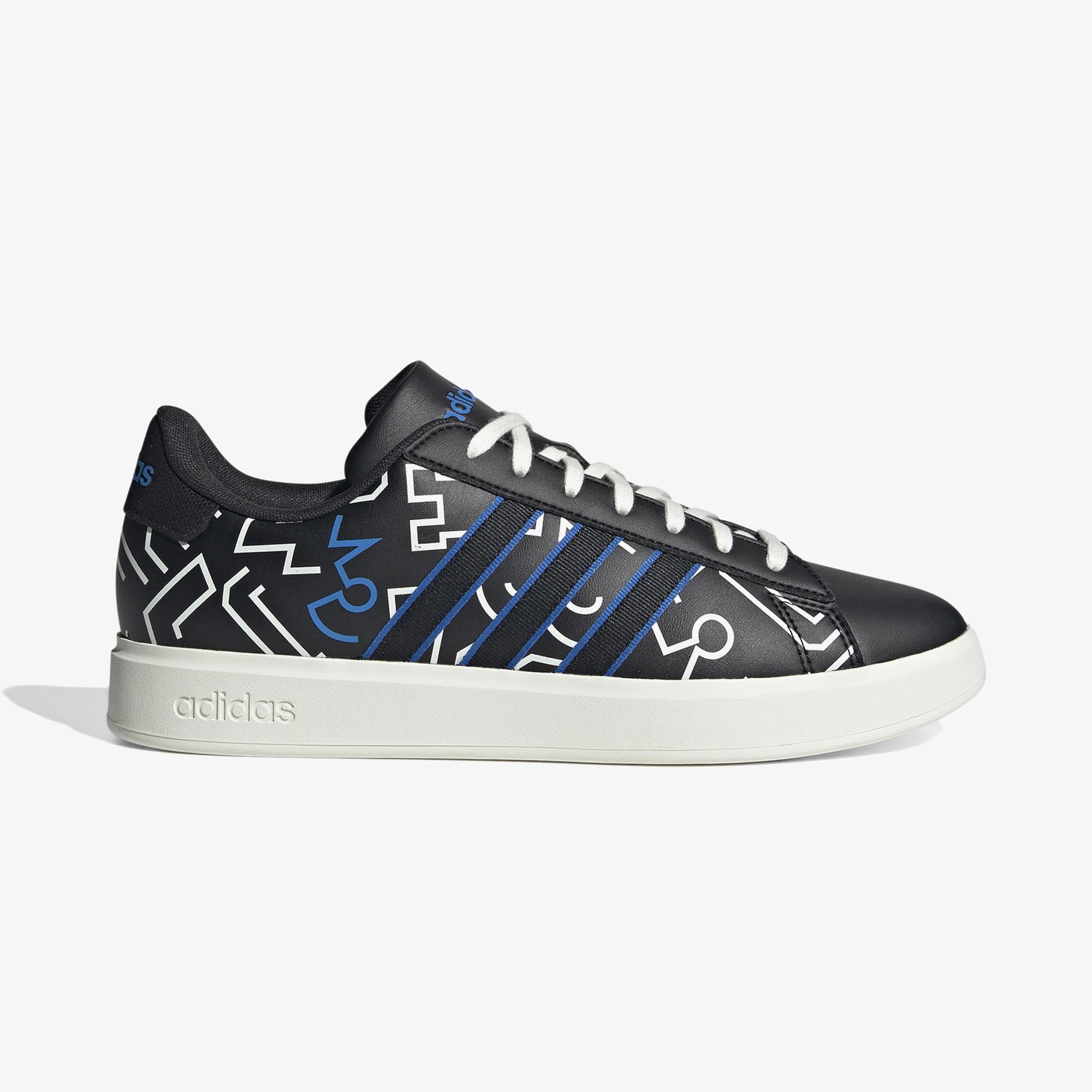 adidas Grand Court 2.0 Erkek Siyah Spor Ayakkabı