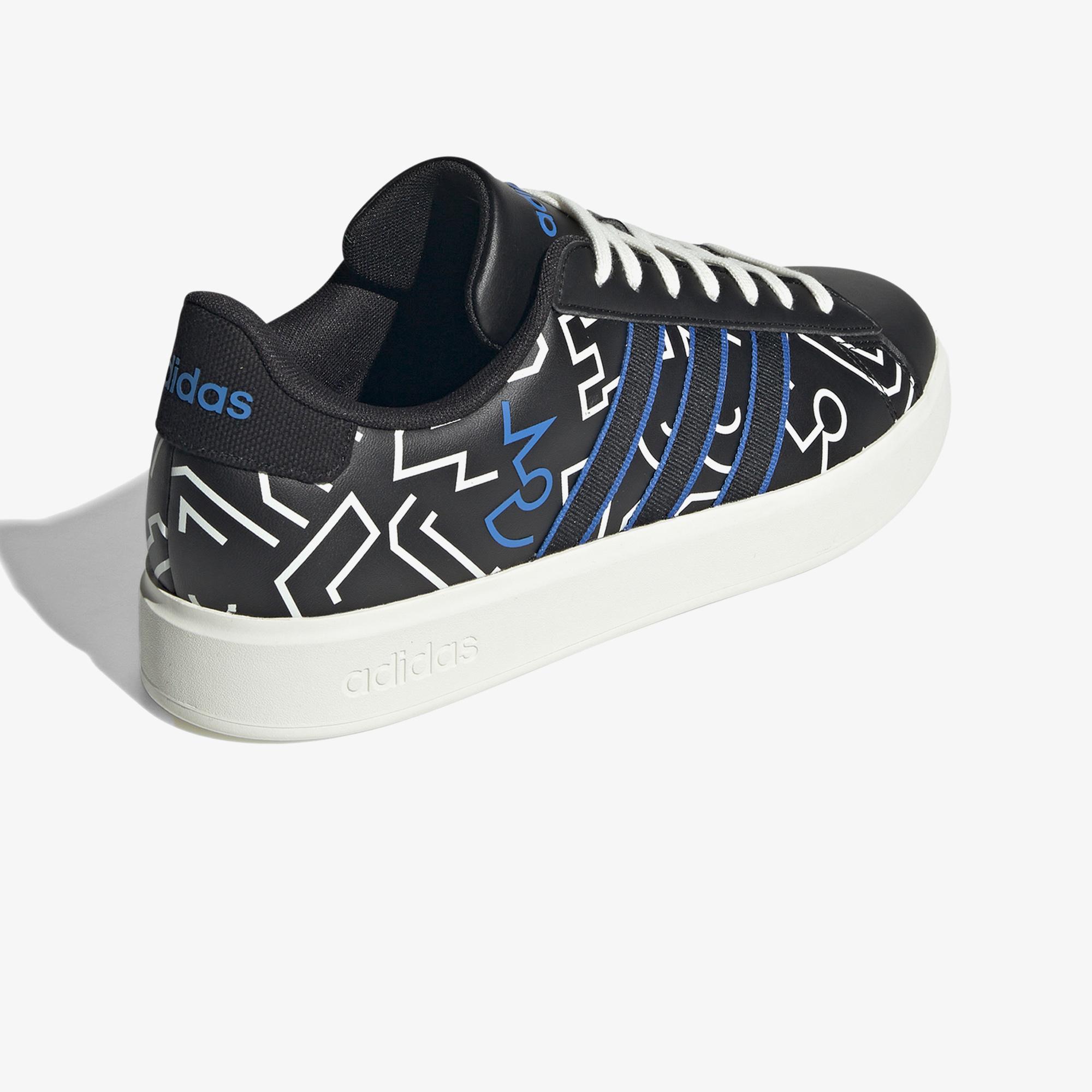 adidas Grand Court 2.0 Erkek Siyah Spor Ayakkabı