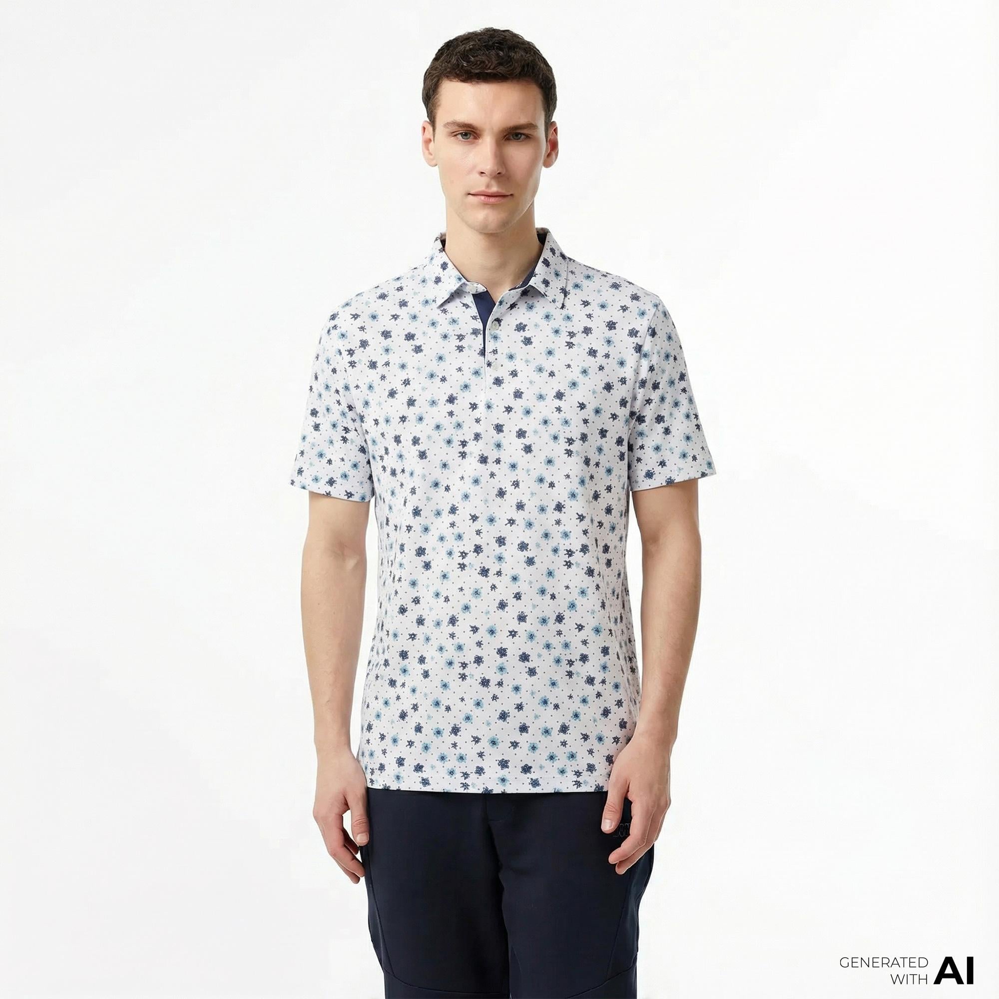 Puma Cloudspun Erkek Beyaz Polo