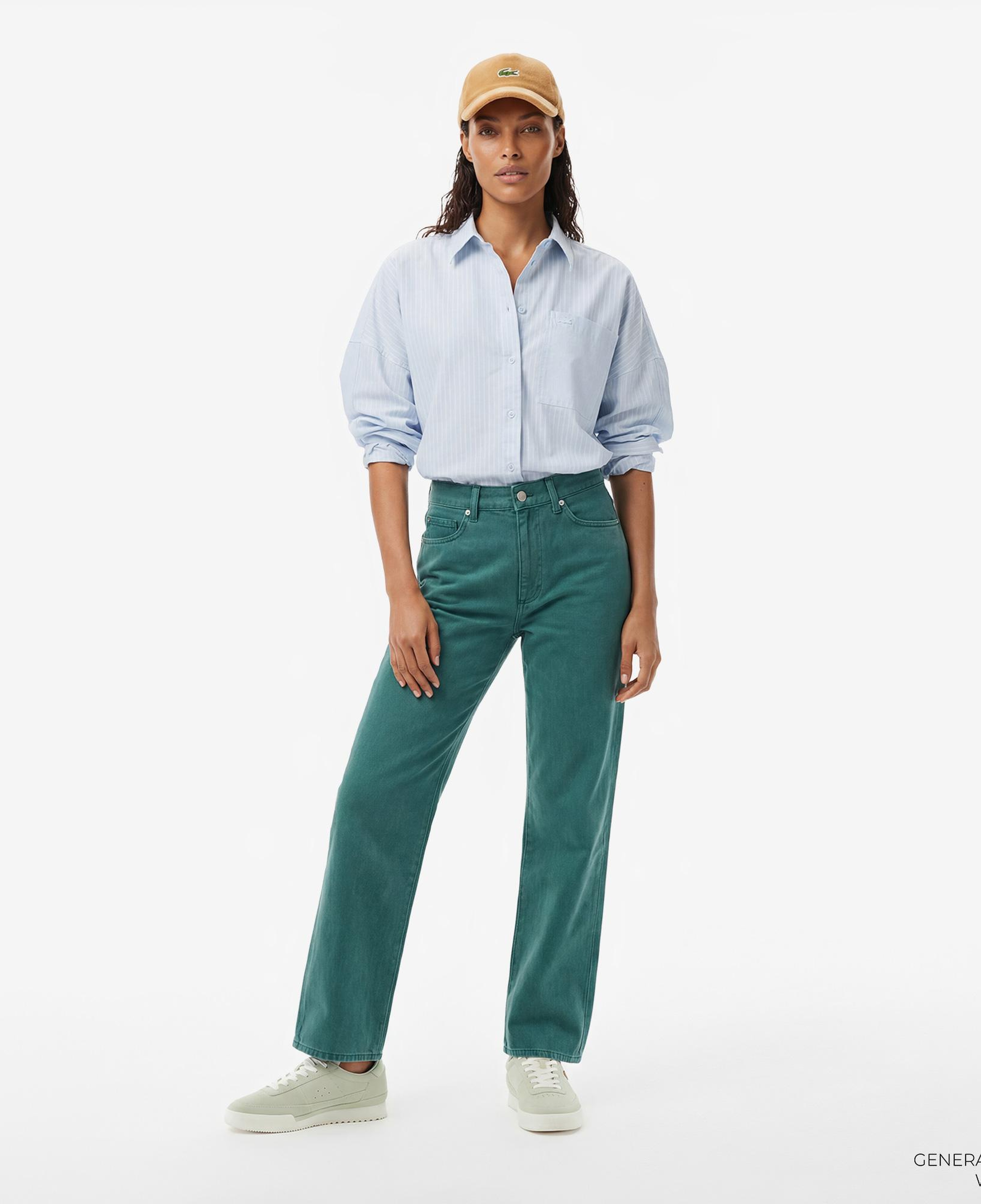 Kadın Straight Fit Mavi Jean