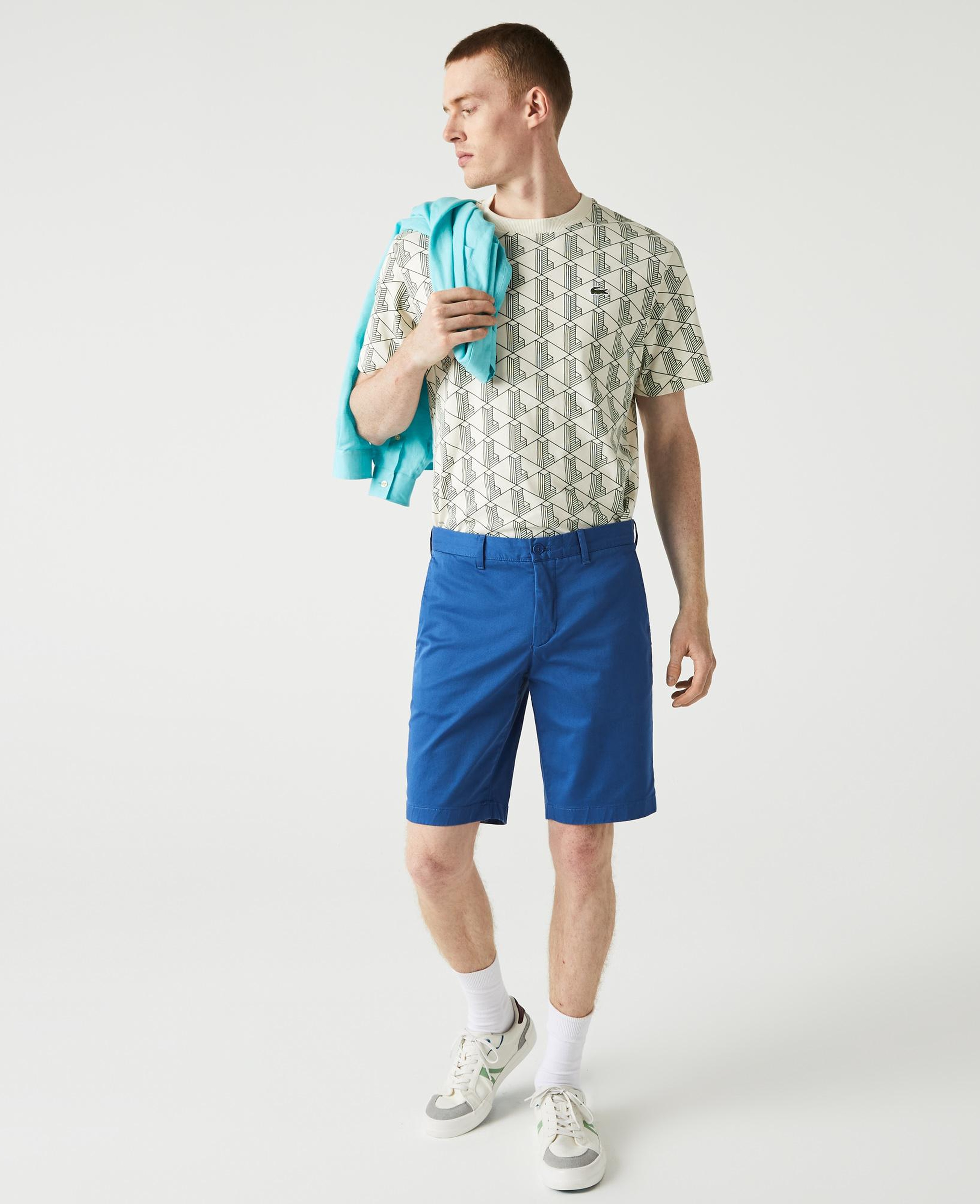 Lacoste Erkek Slim Fit Mavi Bermuda