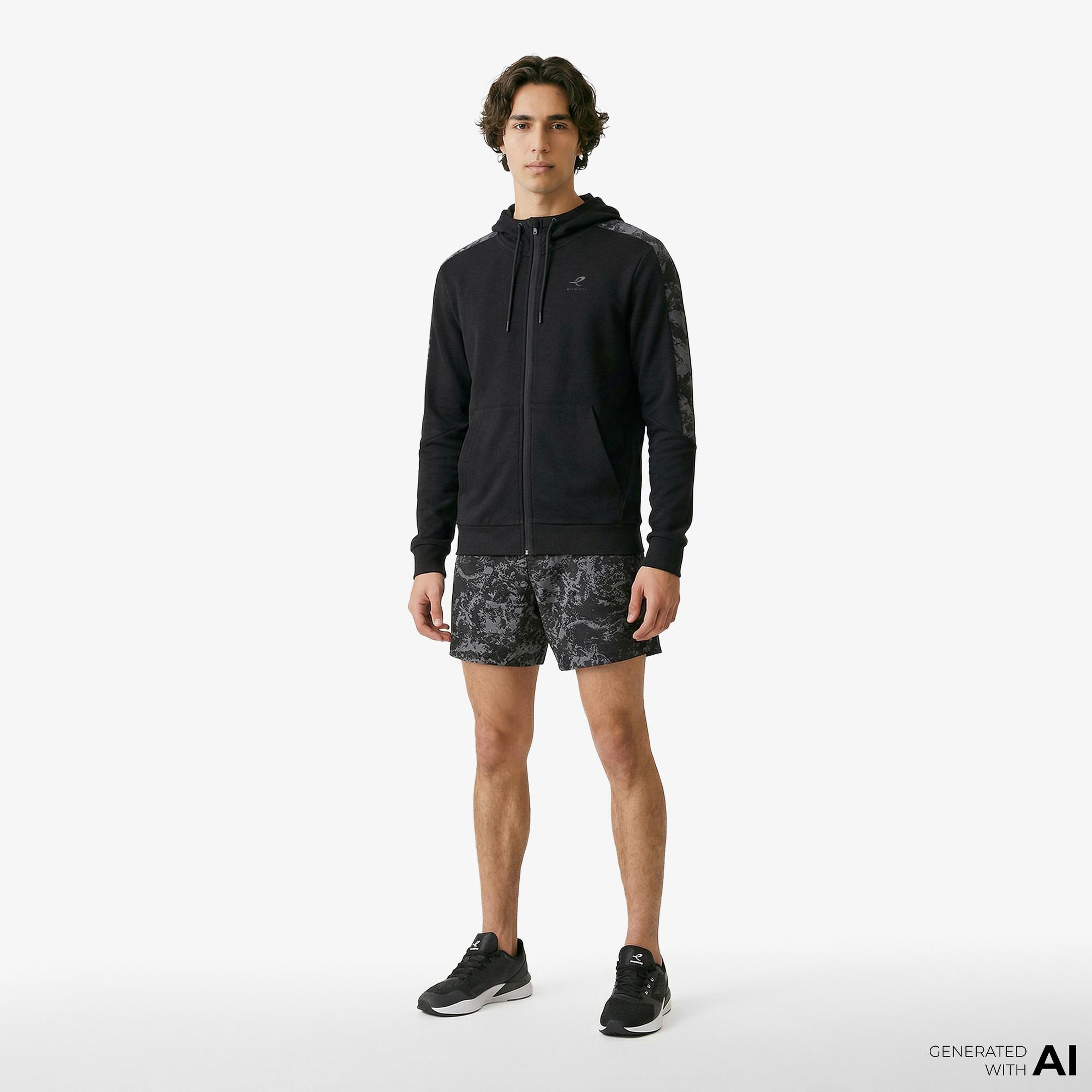 Energetics Finn Erkek Siyah Günlük Sweatshirt