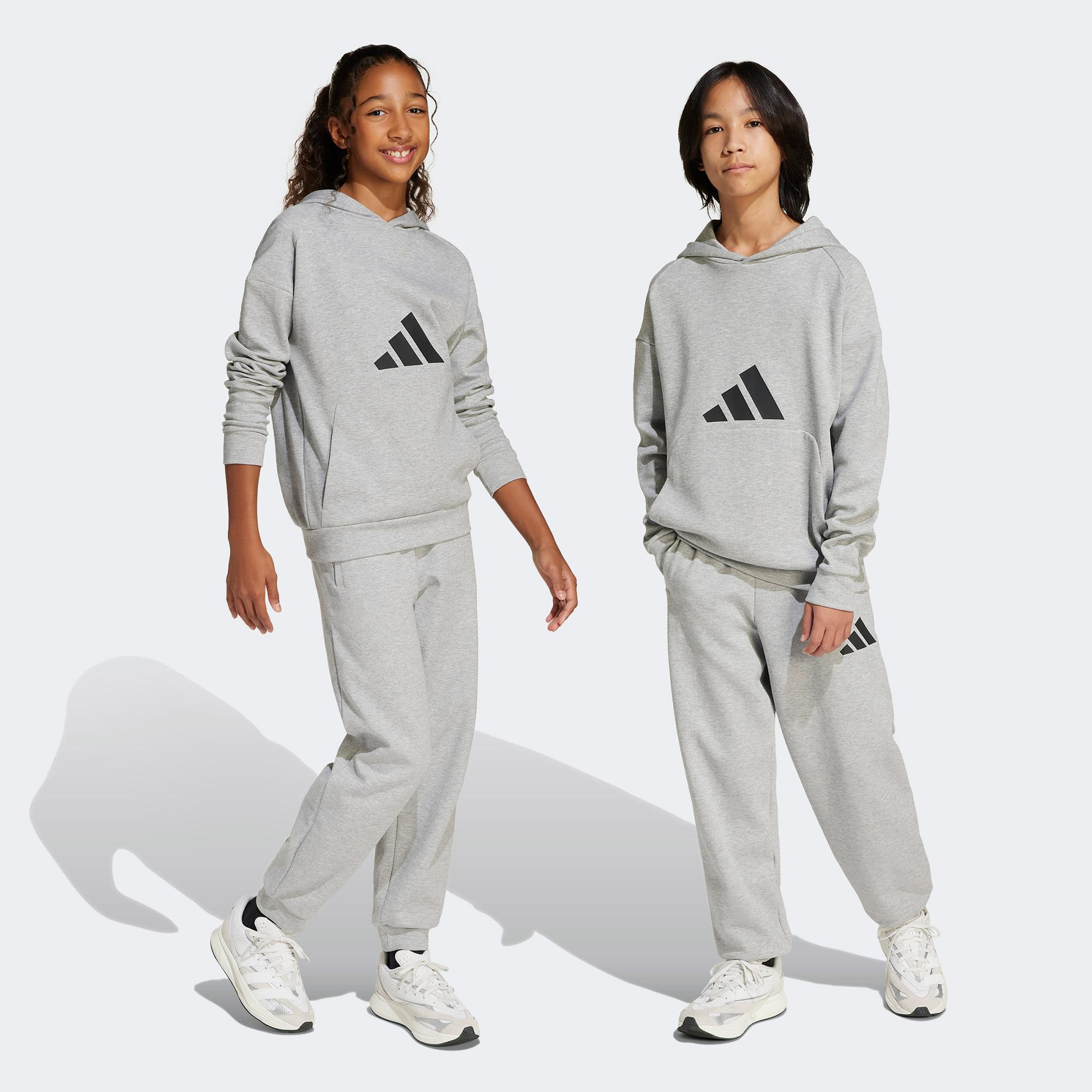 adidas Future Icons Logo Çocuk Gri Eşofman Altı