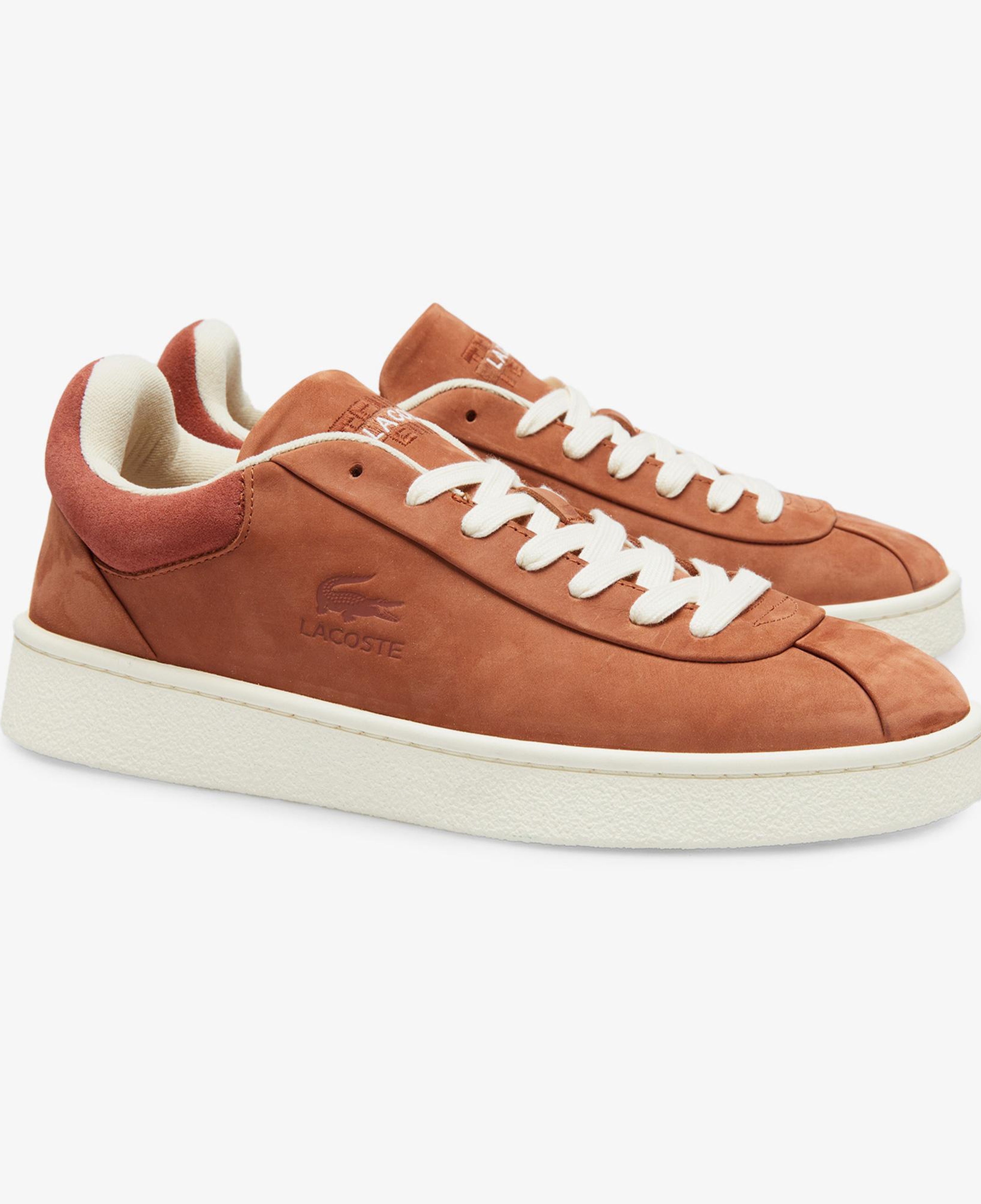 Lacoste Baseshot Pro Leather Erkek Kahverengi Sneaker