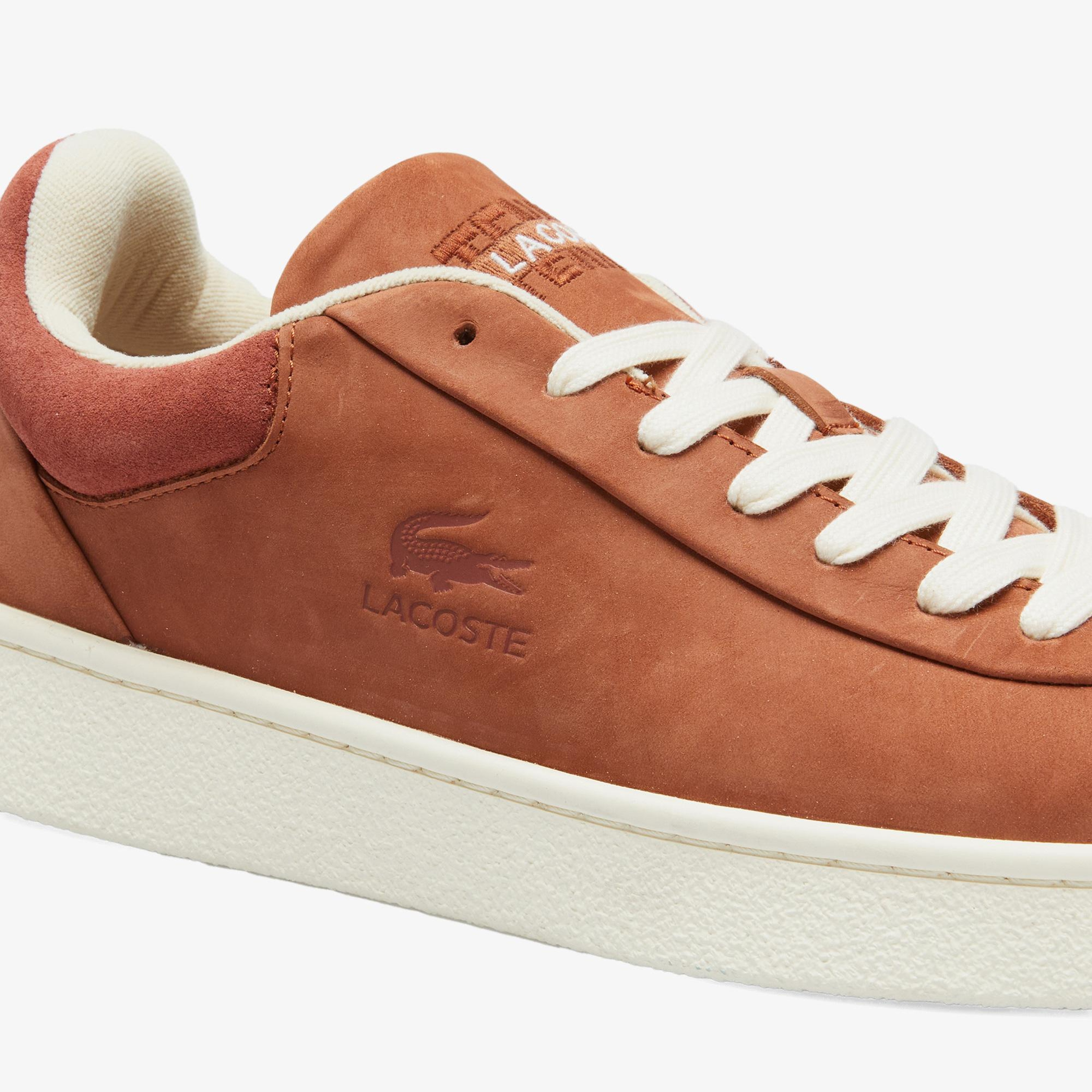 Lacoste Baseshot Pro Leather Erkek Kahverengi Sneaker