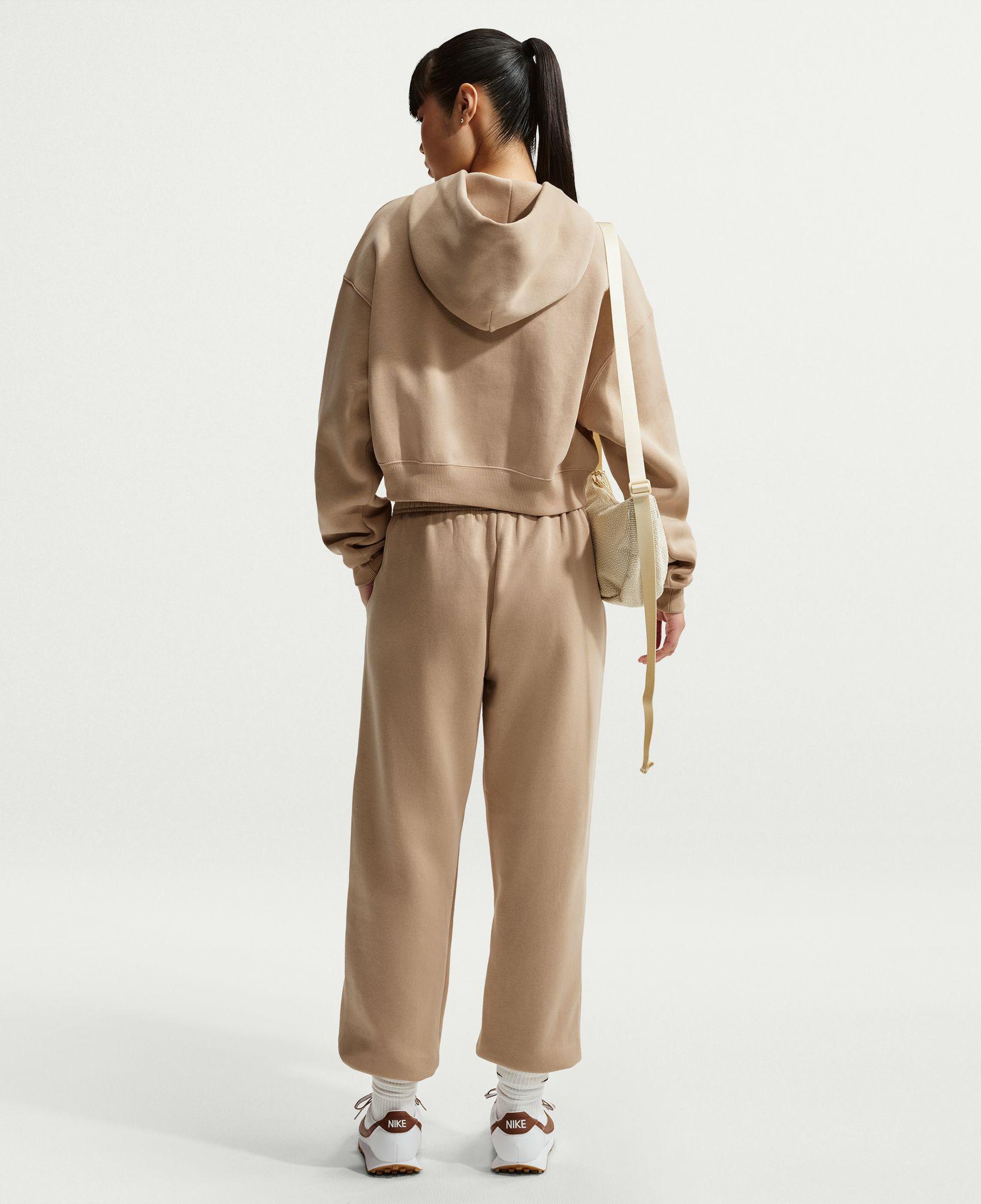 Nike Sportswear Phoenix Fleece High Rise Kadın Bej Eşofman Altı