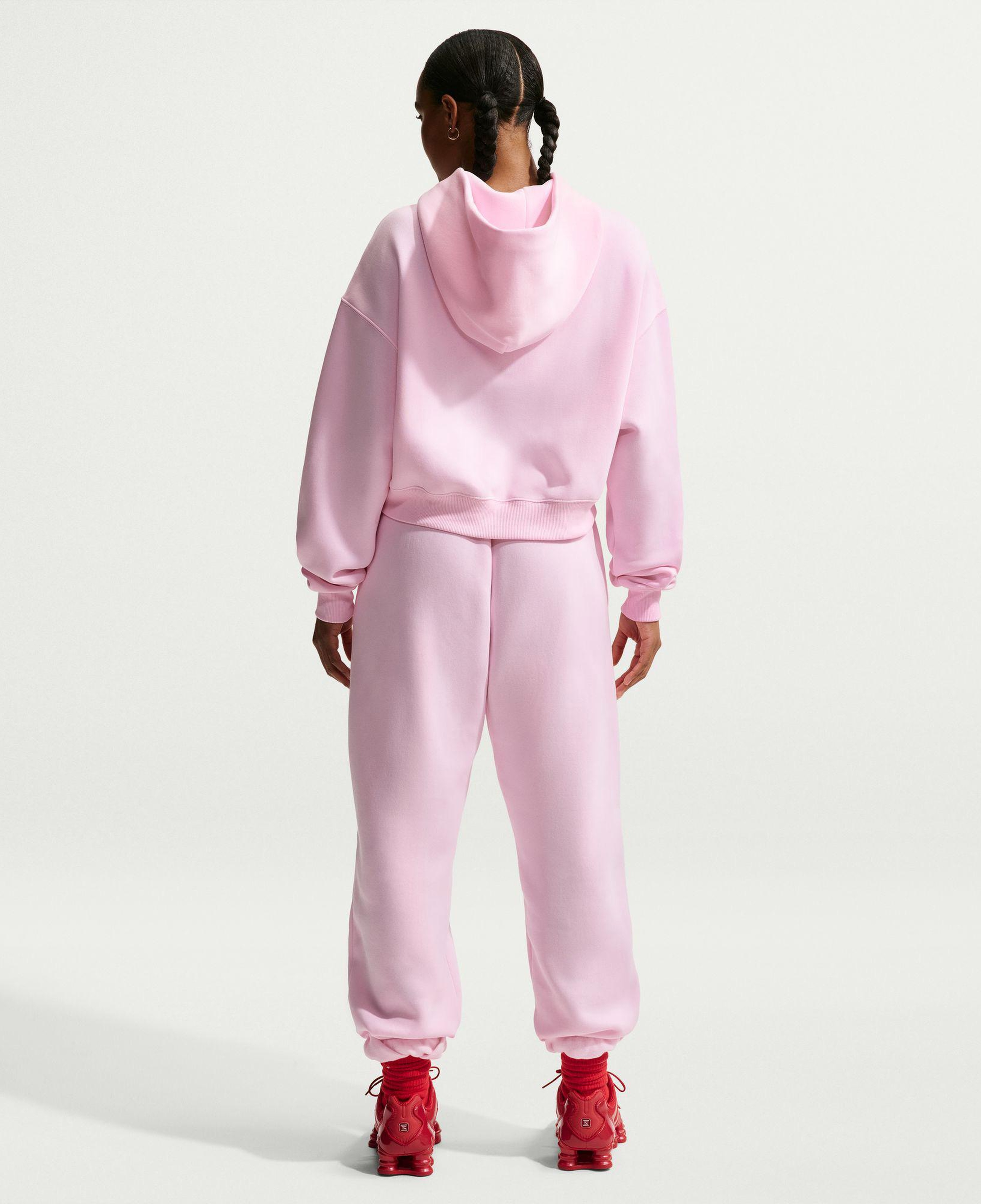 Nike Sportswear Phoenix Fleece High Rise Kadın Pembe Eşofman Altı