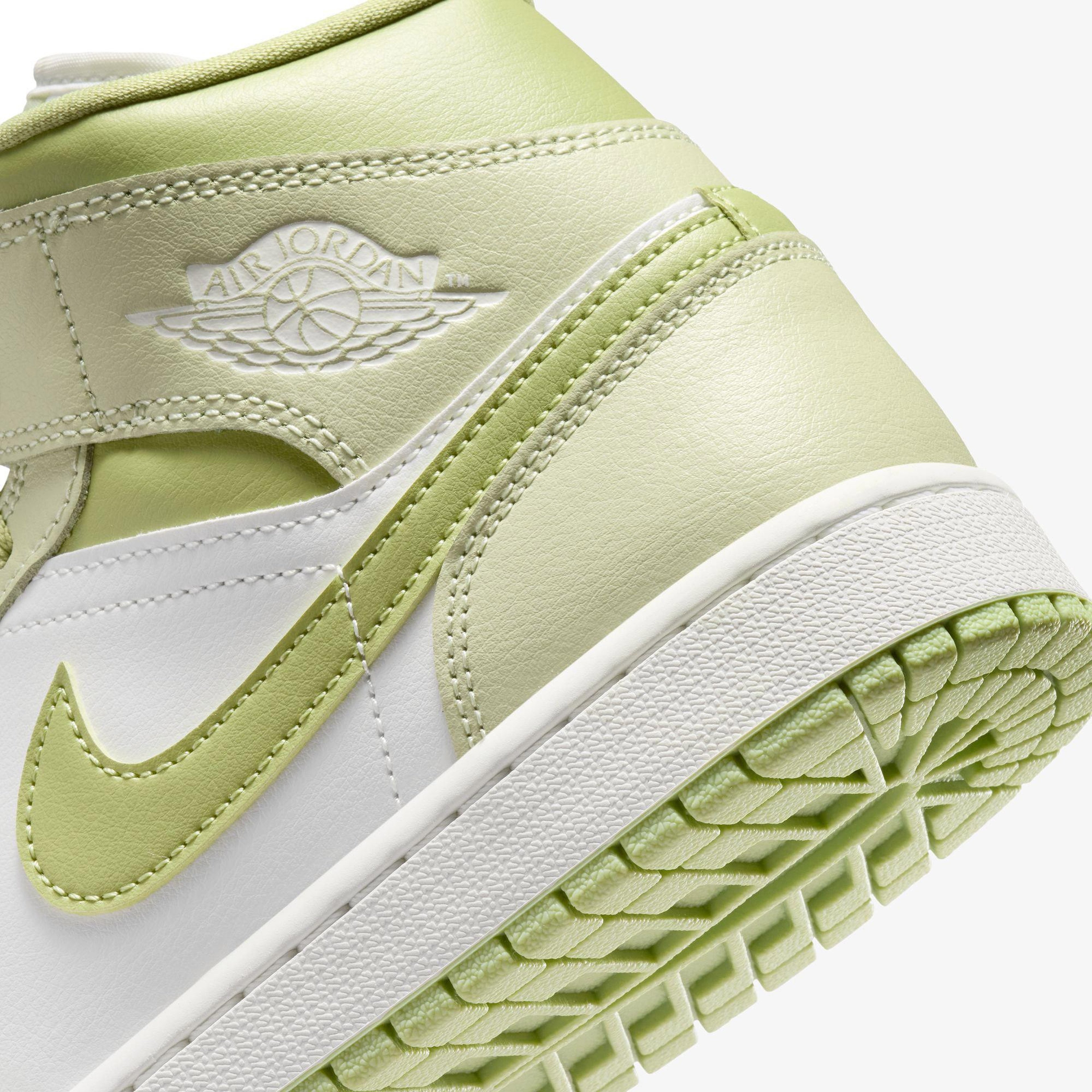 Jordan Air 1 Mid Kadın Yeşil Spor Ayakkabı