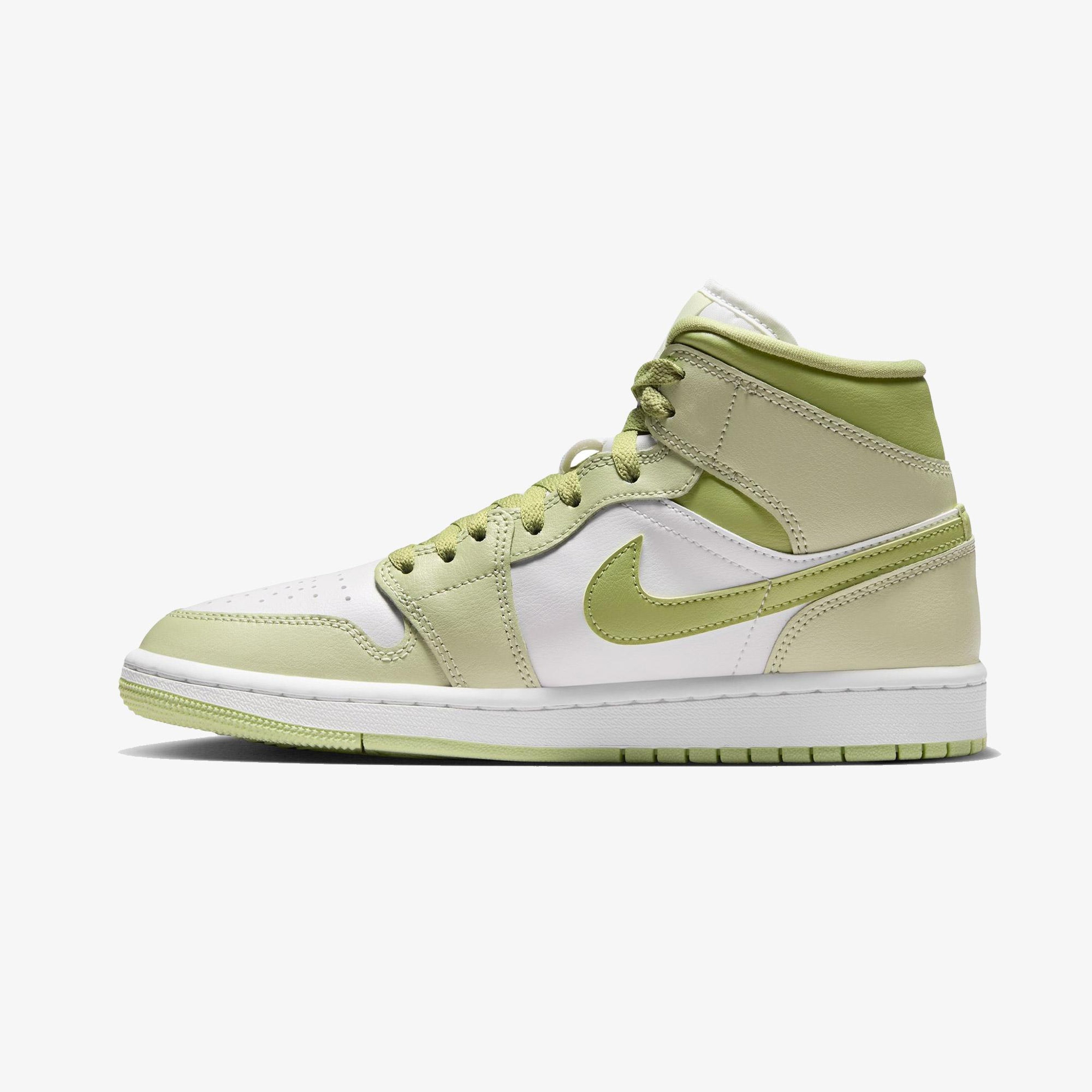 Jordan Air 1 Mid Kadın Yeşil Spor Ayakkabı