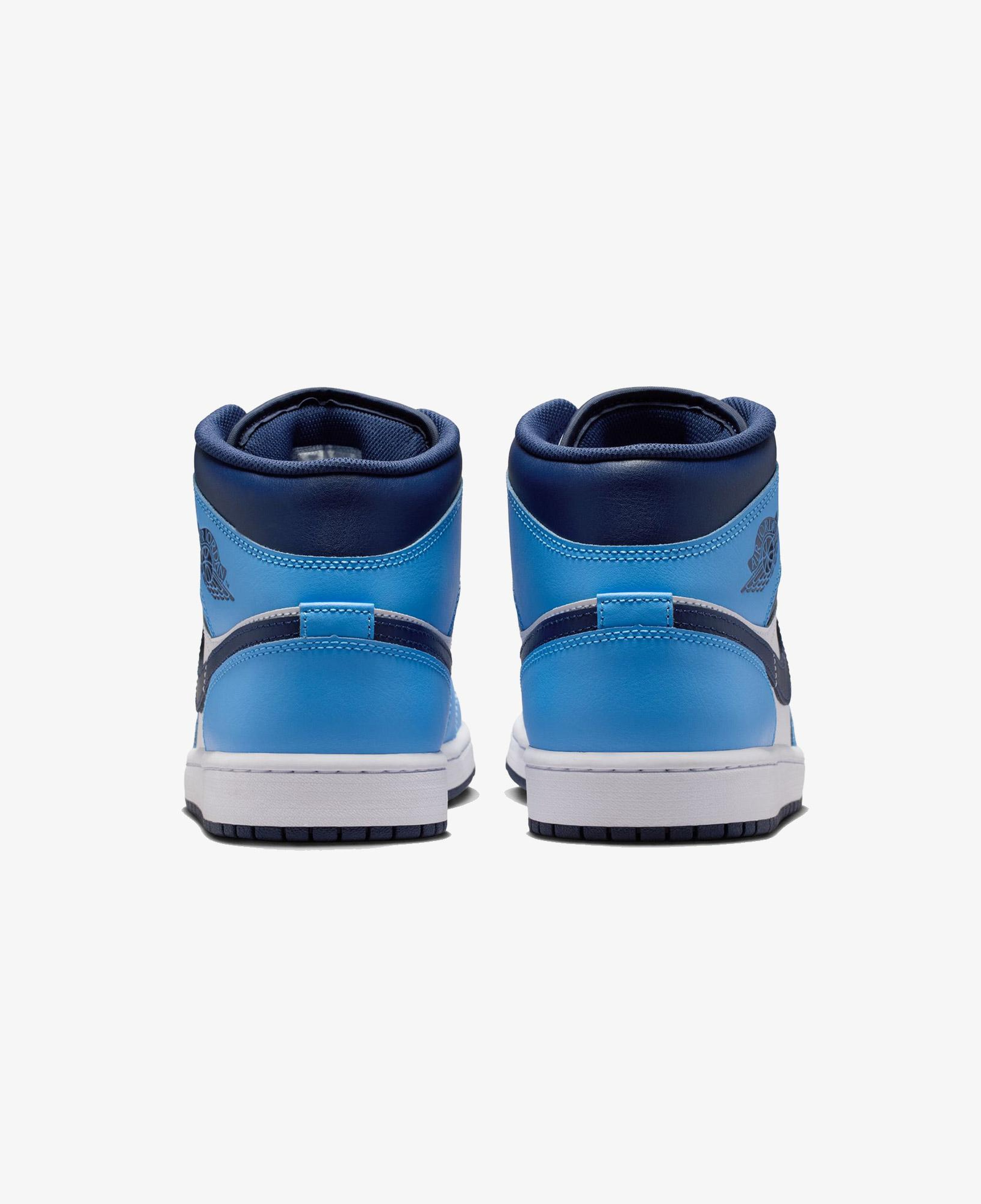 Jordan Air 1 Mid Erkek Mavi Spor Ayakkabı