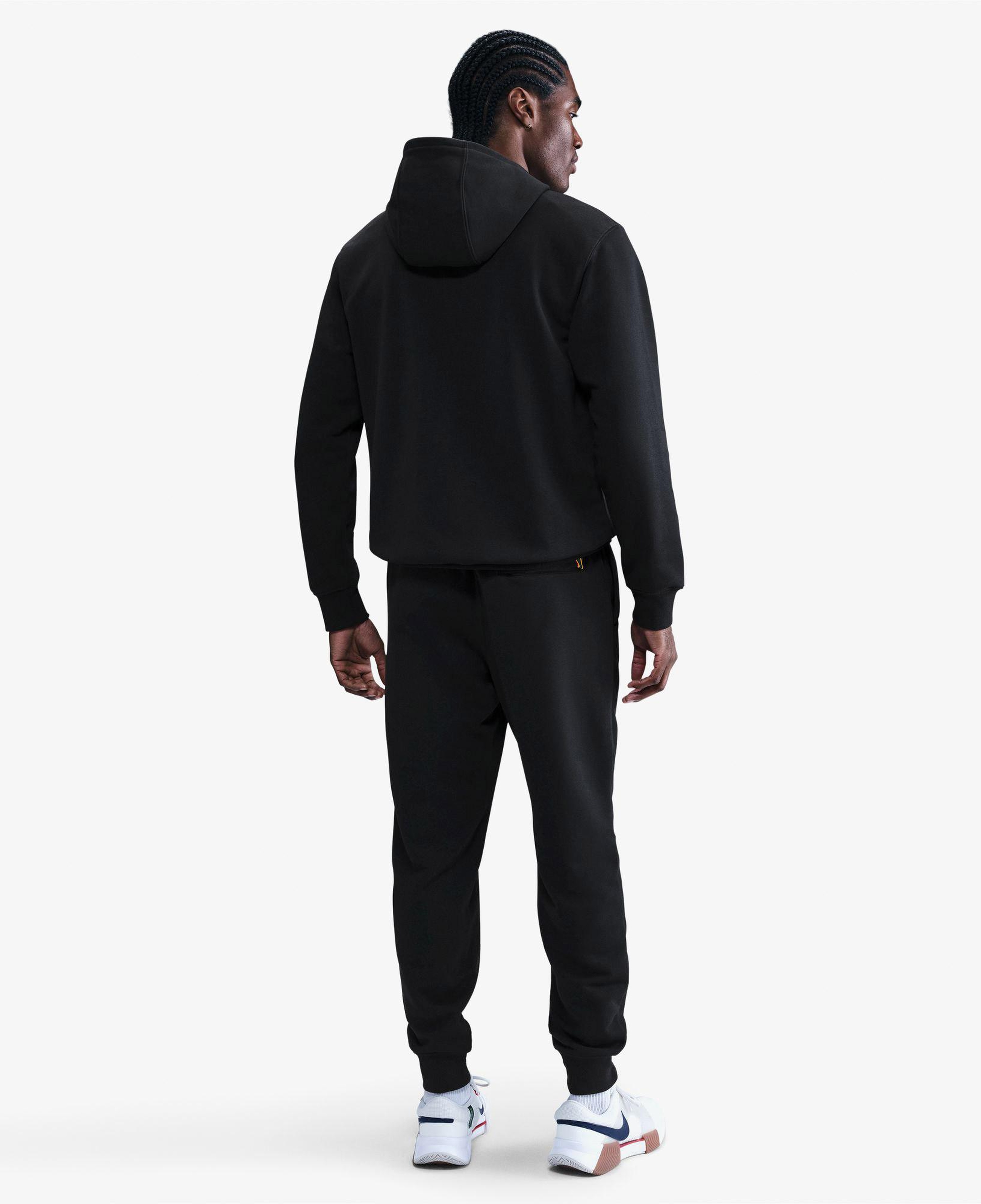 Nike Court Dri-Fit Heritage Fleece Erkek Siyah Sweatshırt