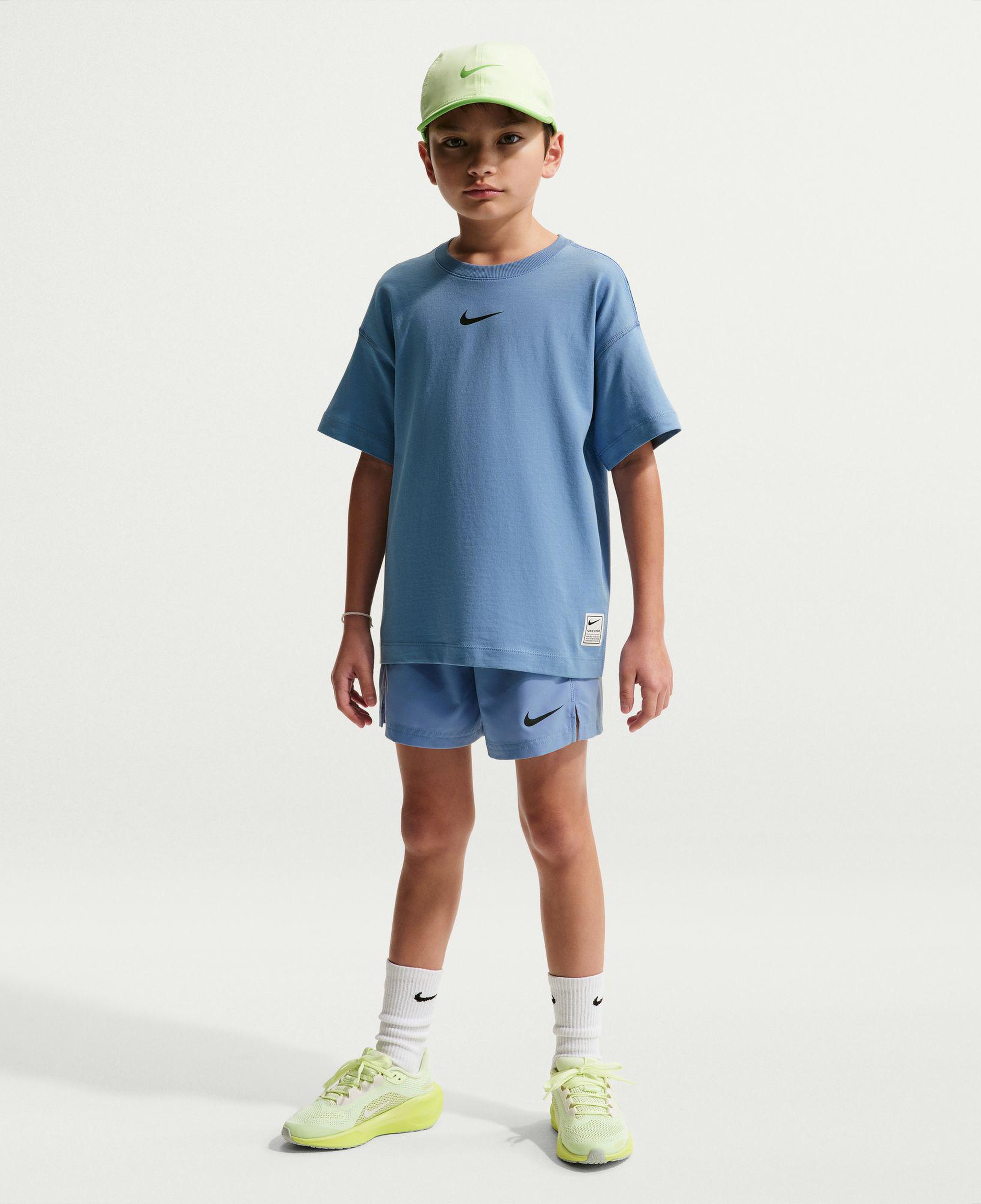 Nike Pro Dri-Fit Performance Çocuk Mavi T-Shirt