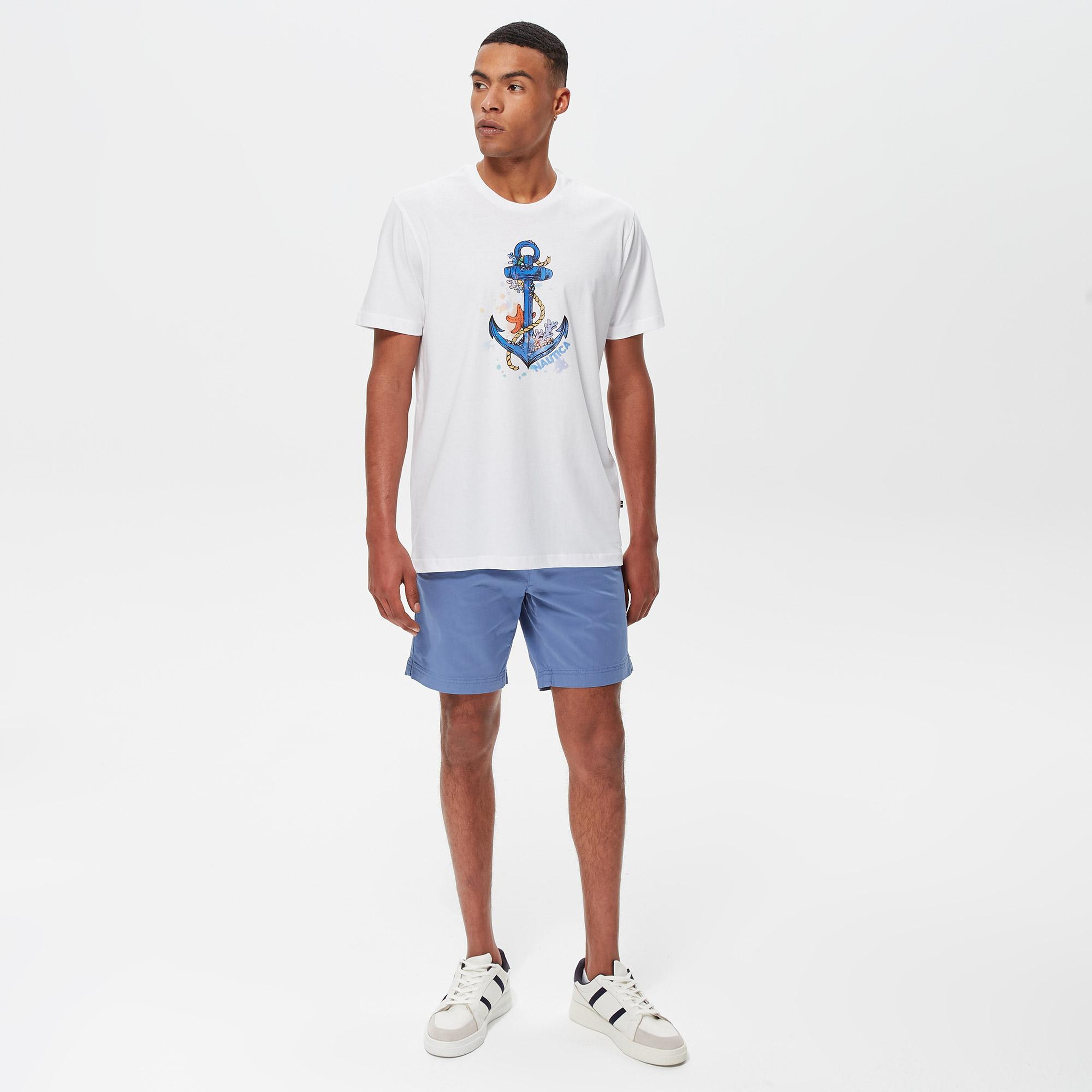 Nautica Erkek Mavi Bermuda