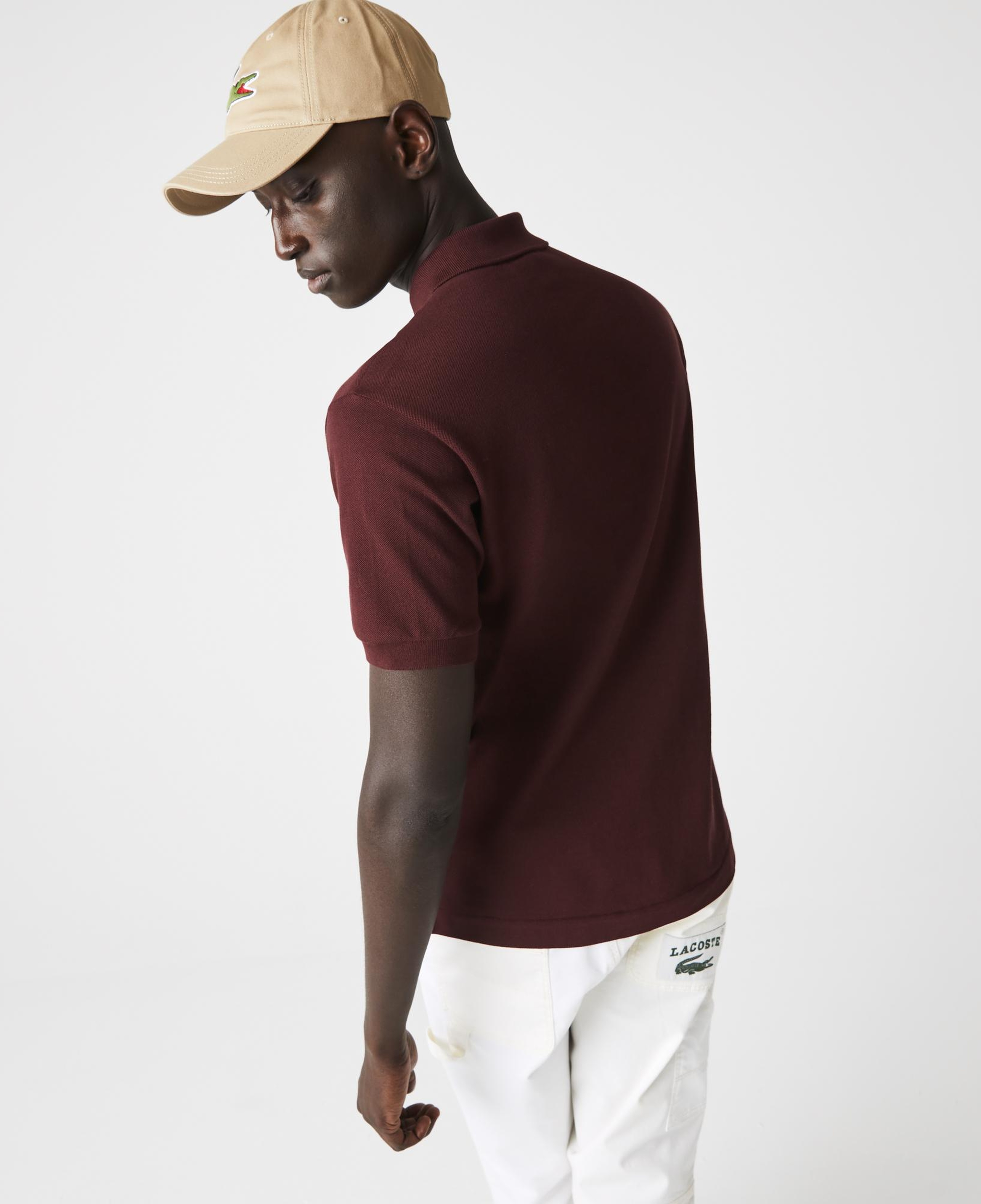 Lacoste Erkek L1212 Classic Fit Kahverengi Polo