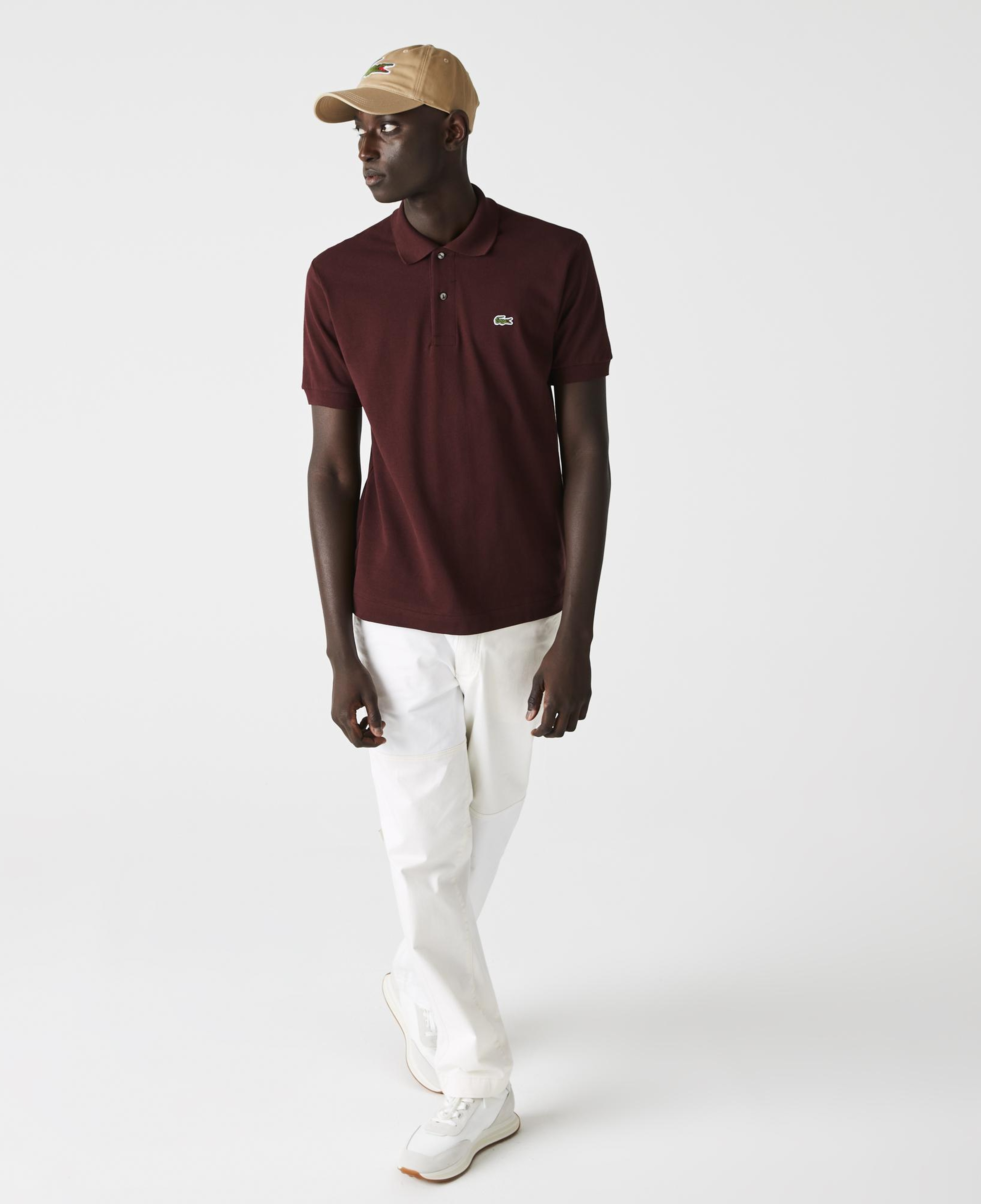Lacoste Erkek L1212 Classic Fit Kahverengi Polo