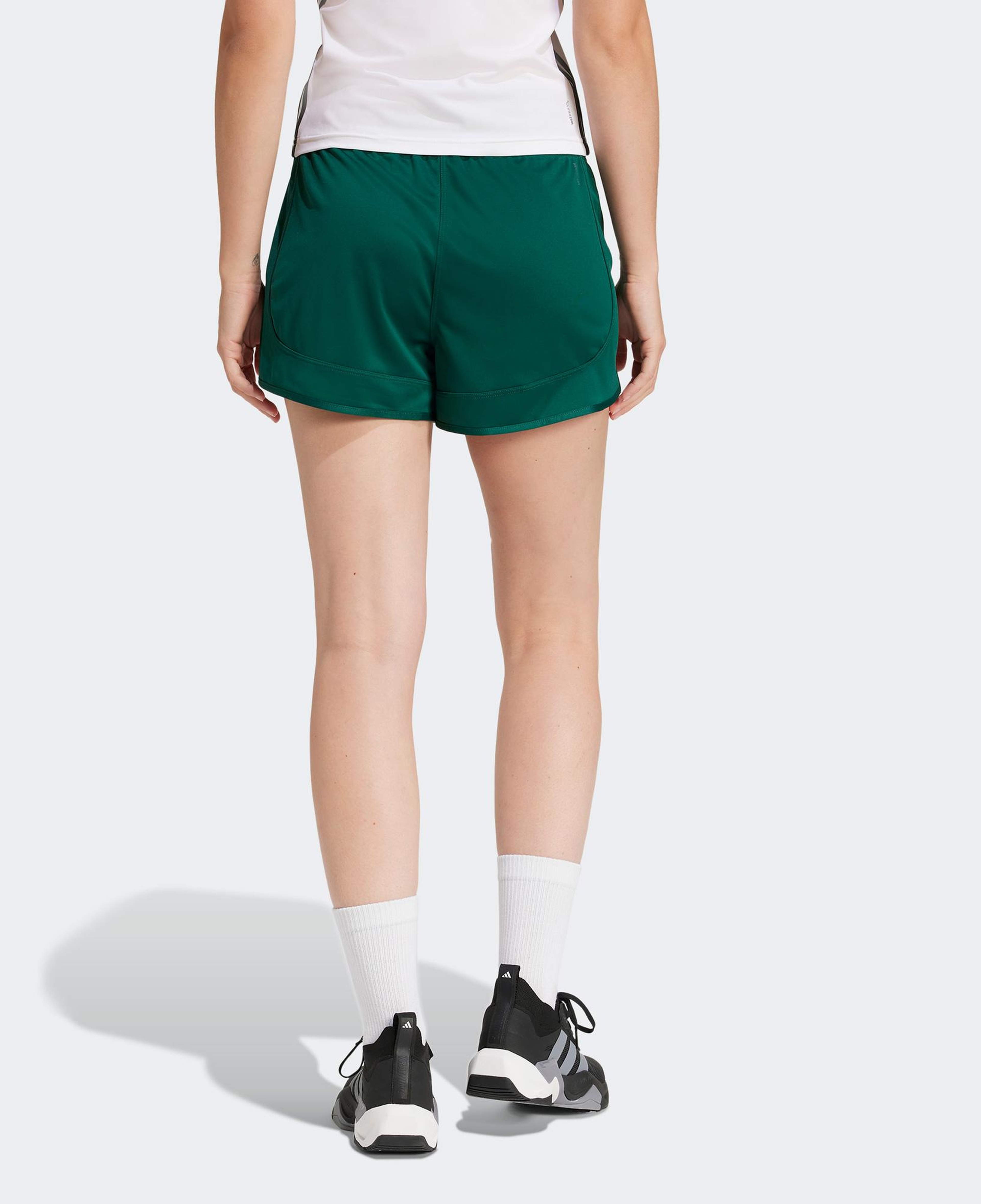 adidas Pacer Essentials Knit High Rise Kadın Yeşil Antrenman Şort