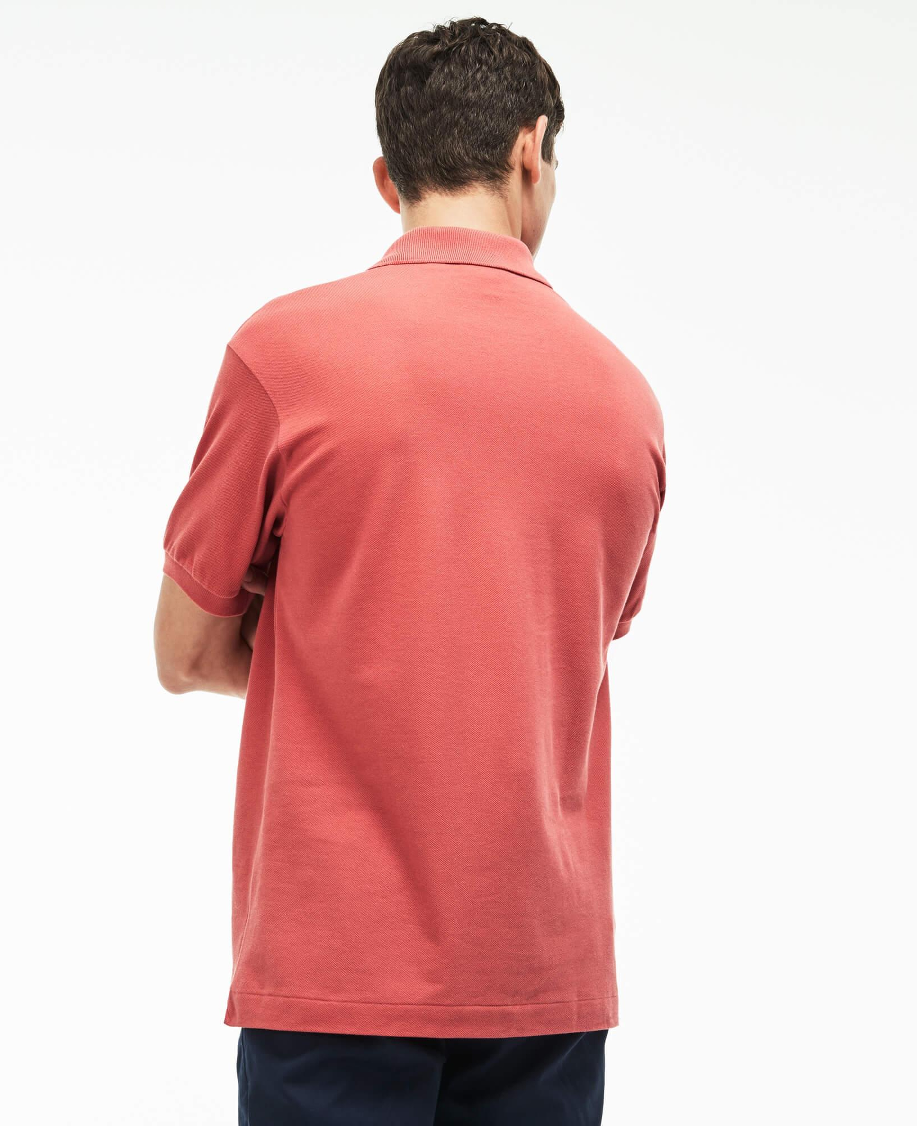 L.12.12 Erkek Classic Fit Pembe Polo