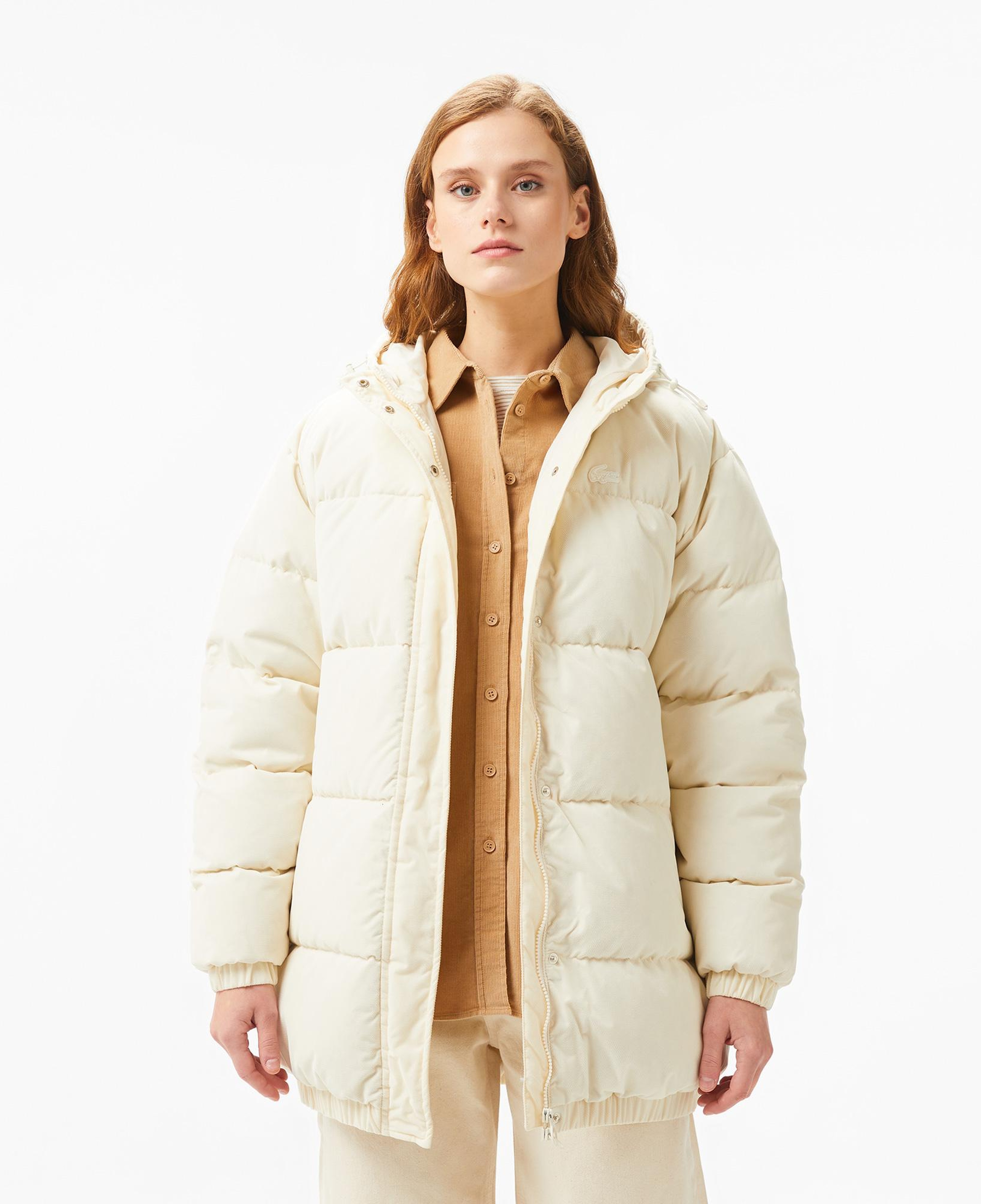 Lacoste Kadın Beyaz Mont