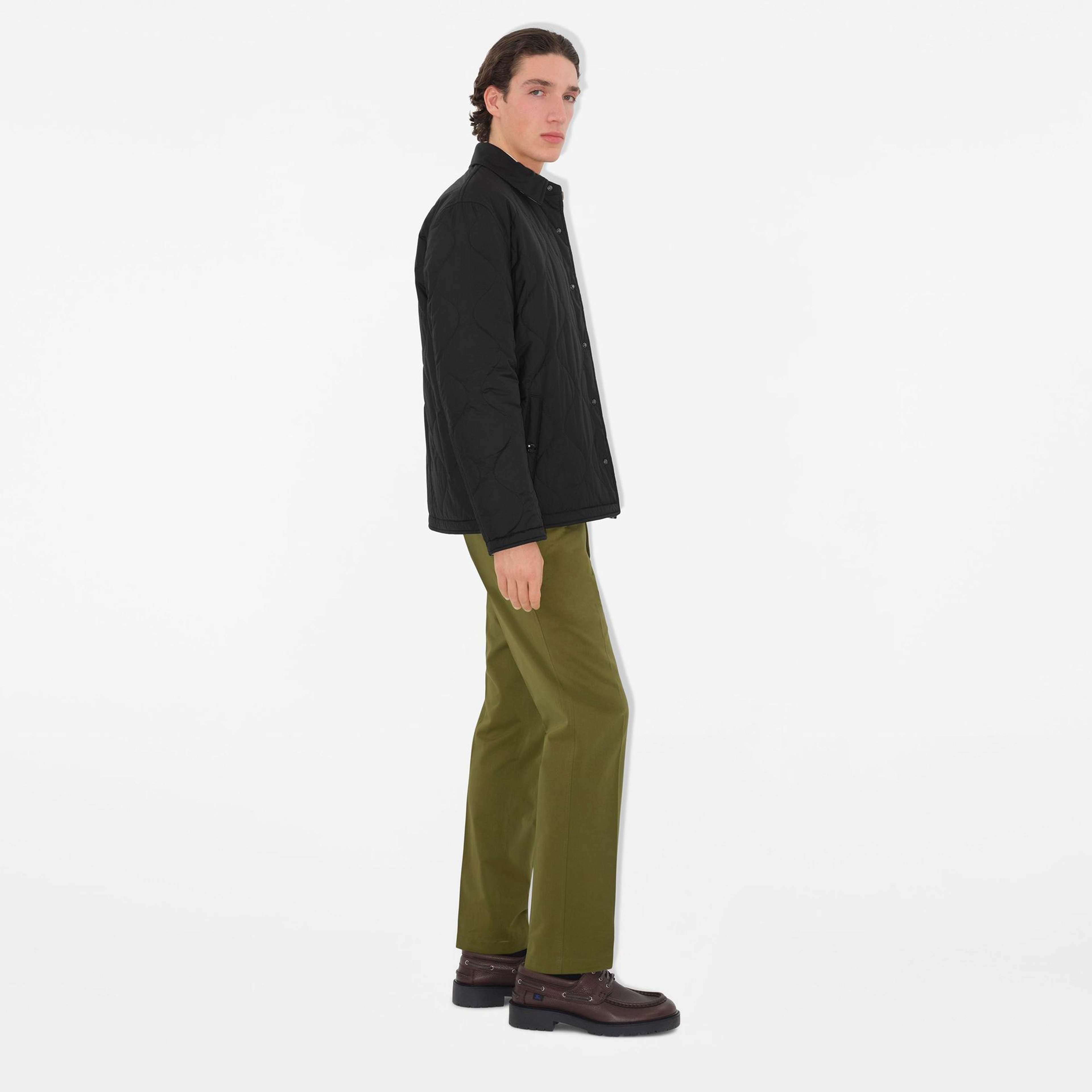 Burberry Pan Cotton Chinos Erkek Haki Pantolon