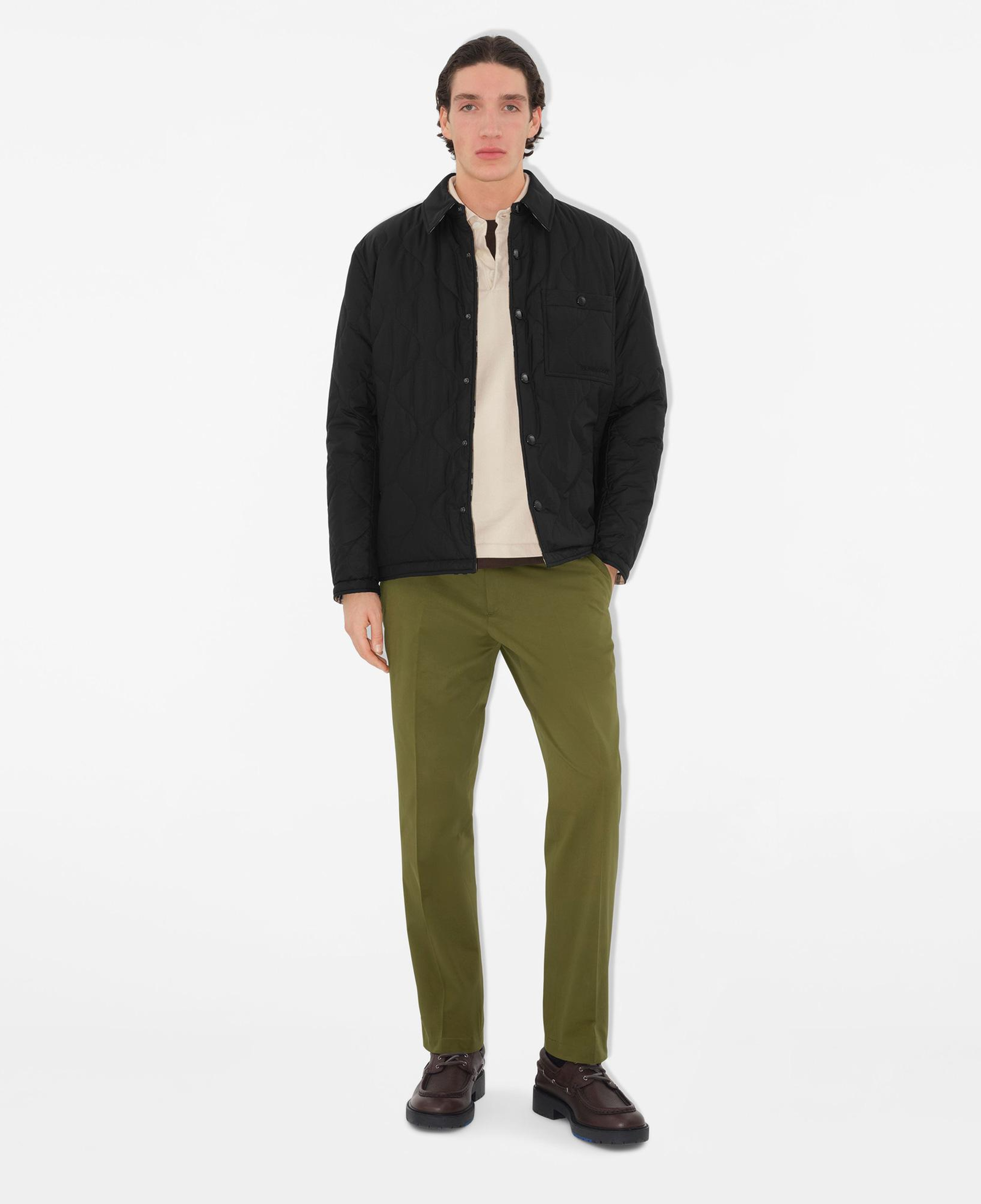 Burberry Pan Cotton Chinos Erkek Haki Pantolon