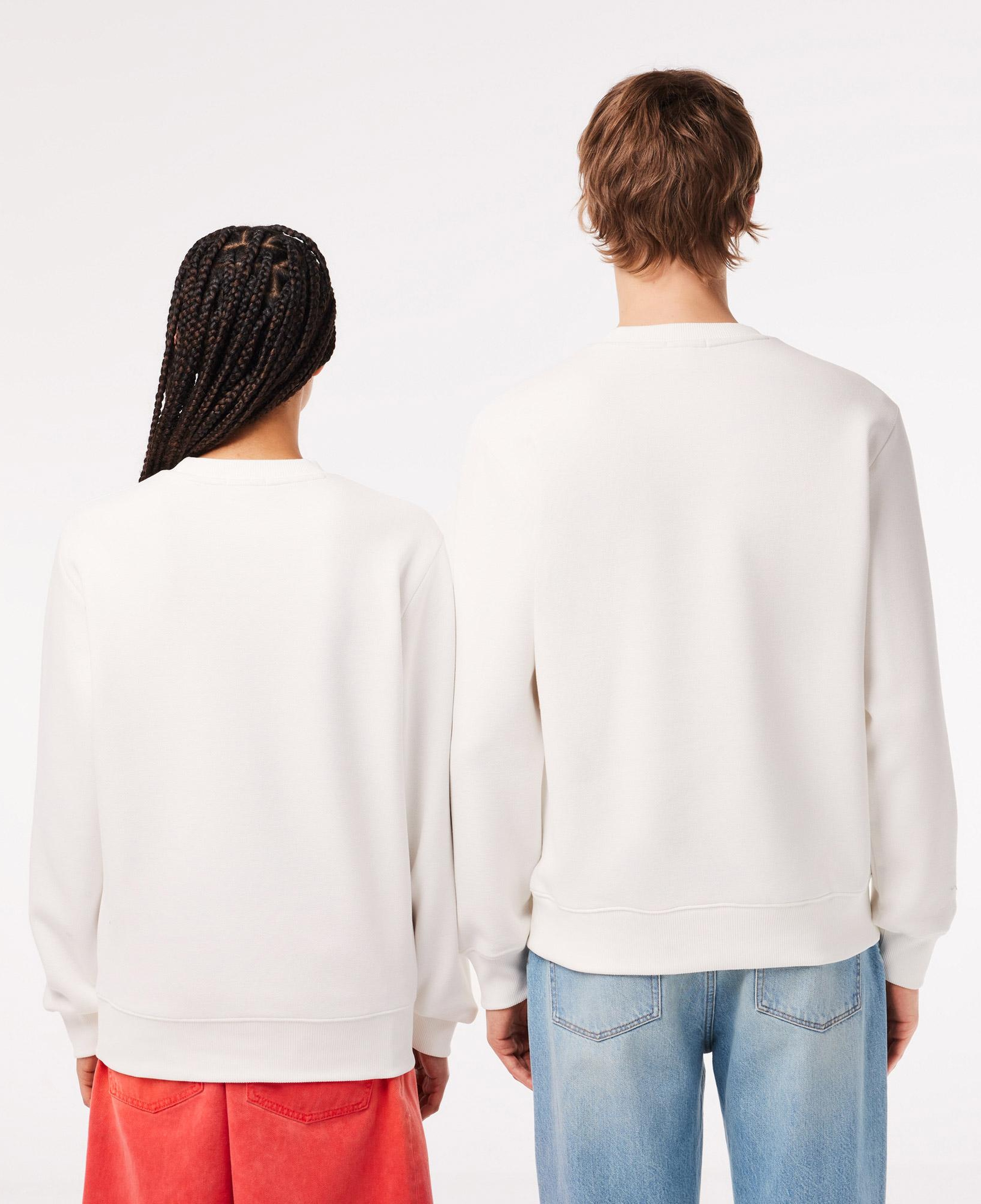 Lacoste Classic Unisex Beyaz Sweatshirt
